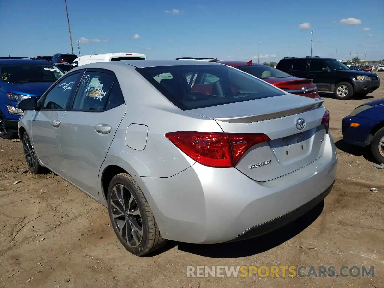 3 Photograph of a damaged car 5YFBURHE6KP919219 TOYOTA COROLLA 2019