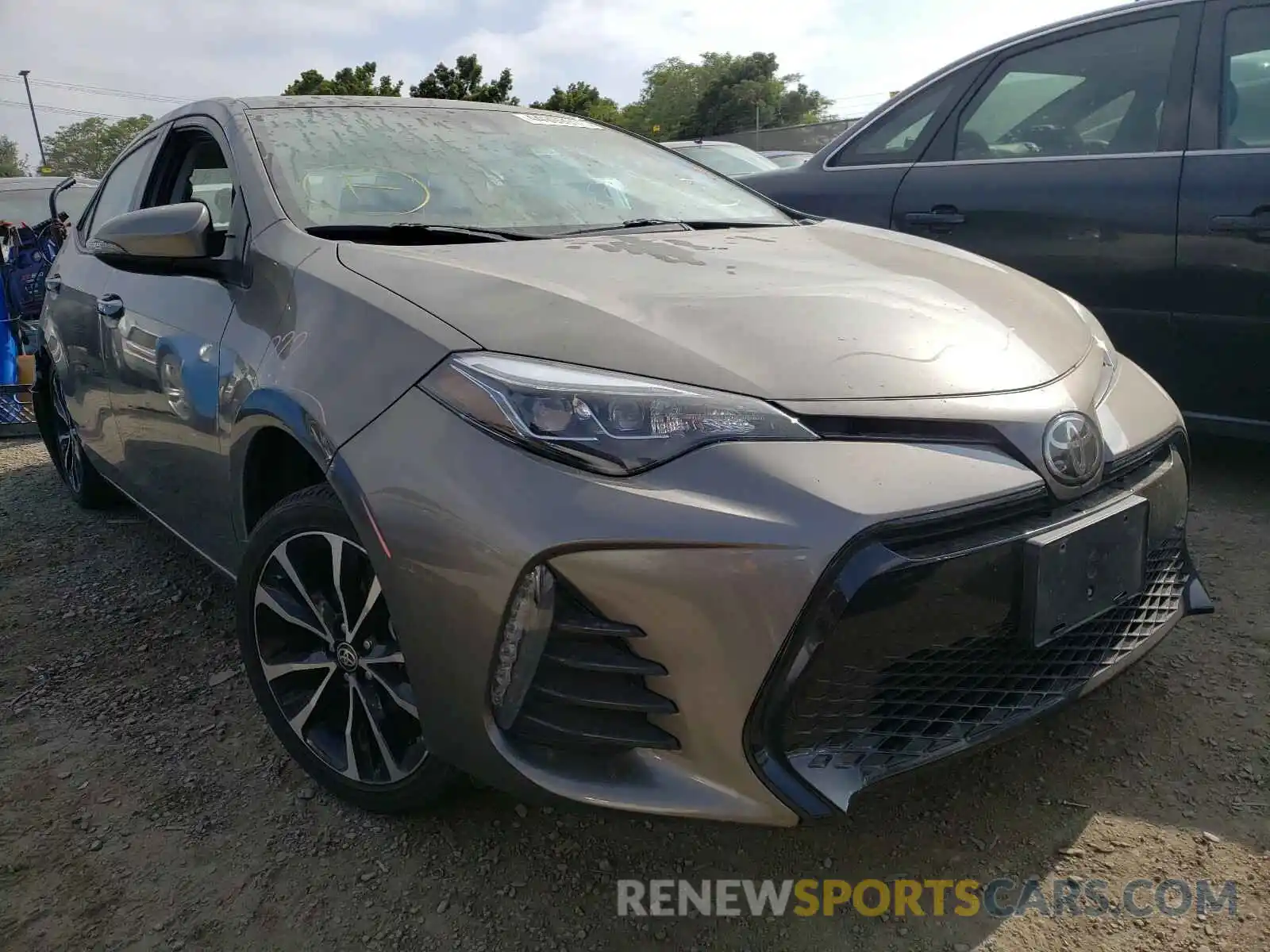 1 Photograph of a damaged car 5YFBURHE6KP919334 TOYOTA COROLLA 2019