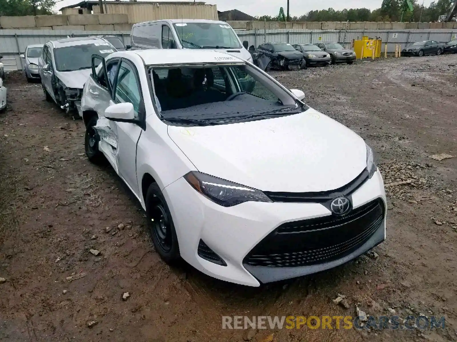 1 Photograph of a damaged car 5YFBURHE6KP919396 TOYOTA COROLLA 2019