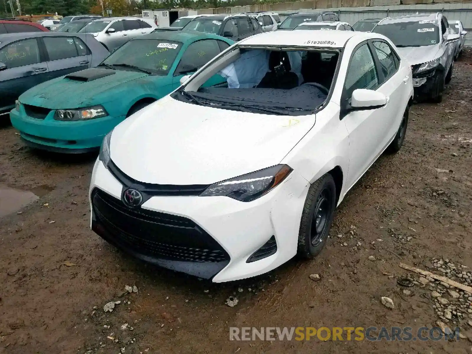 2 Photograph of a damaged car 5YFBURHE6KP919396 TOYOTA COROLLA 2019