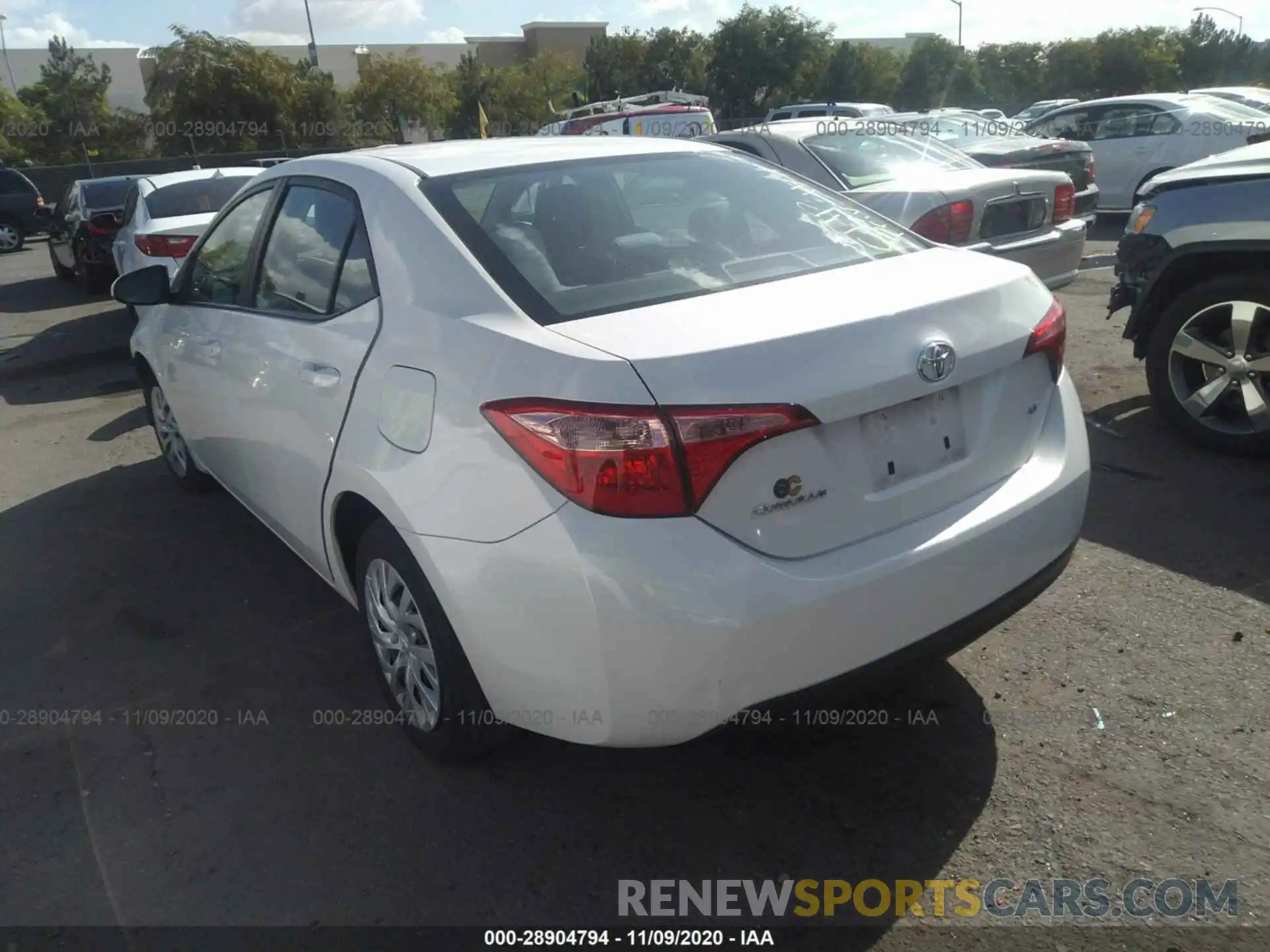 3 Photograph of a damaged car 5YFBURHE6KP919429 TOYOTA COROLLA 2019