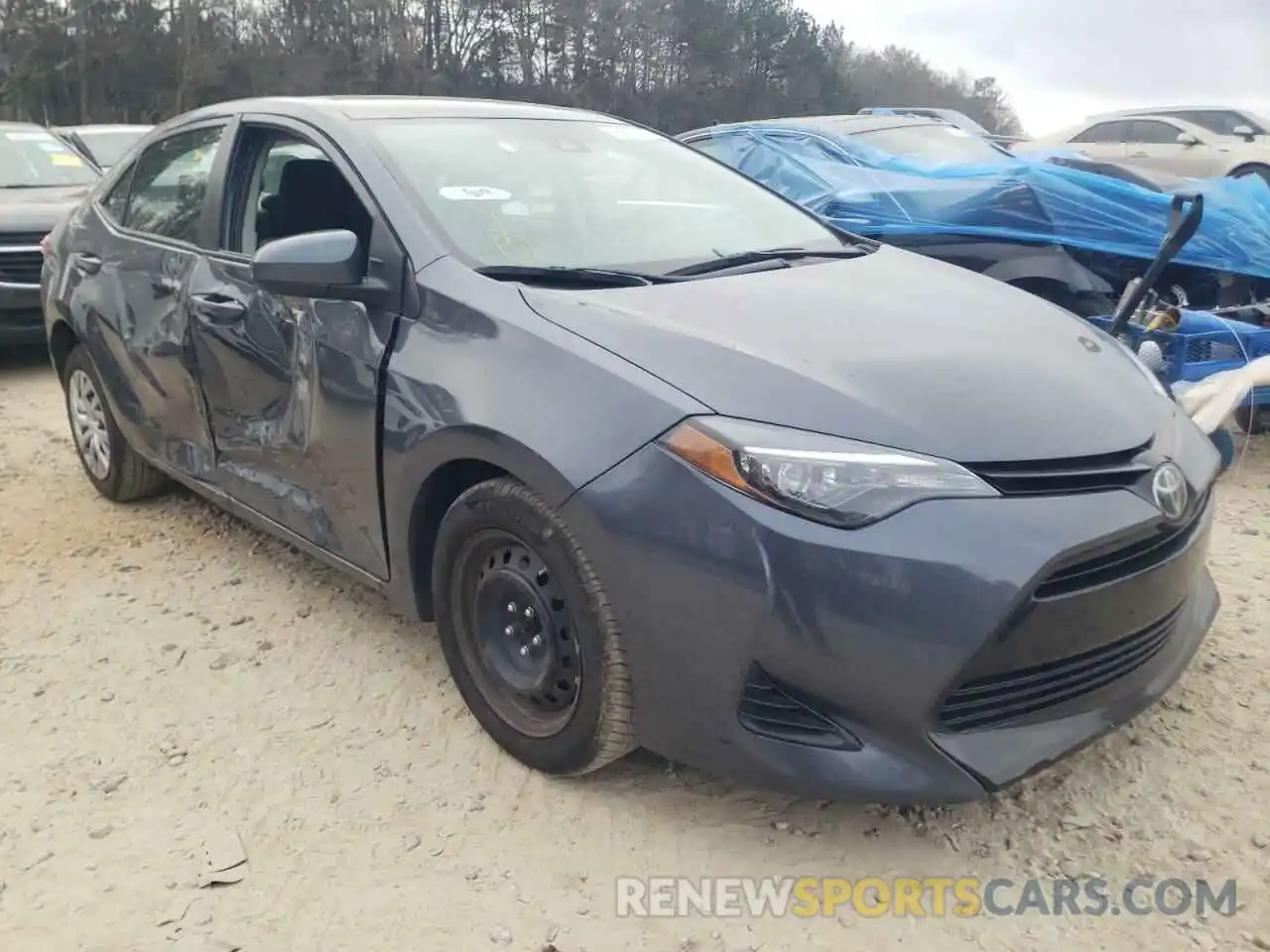 1 Photograph of a damaged car 5YFBURHE6KP919527 TOYOTA COROLLA 2019