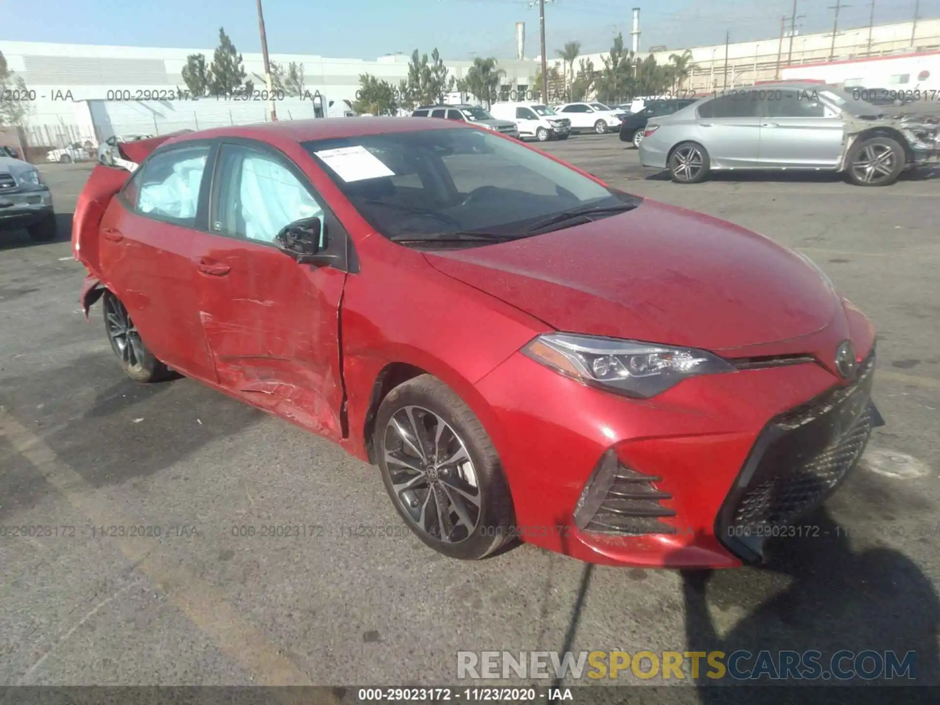 1 Photograph of a damaged car 5YFBURHE6KP919995 TOYOTA COROLLA 2019