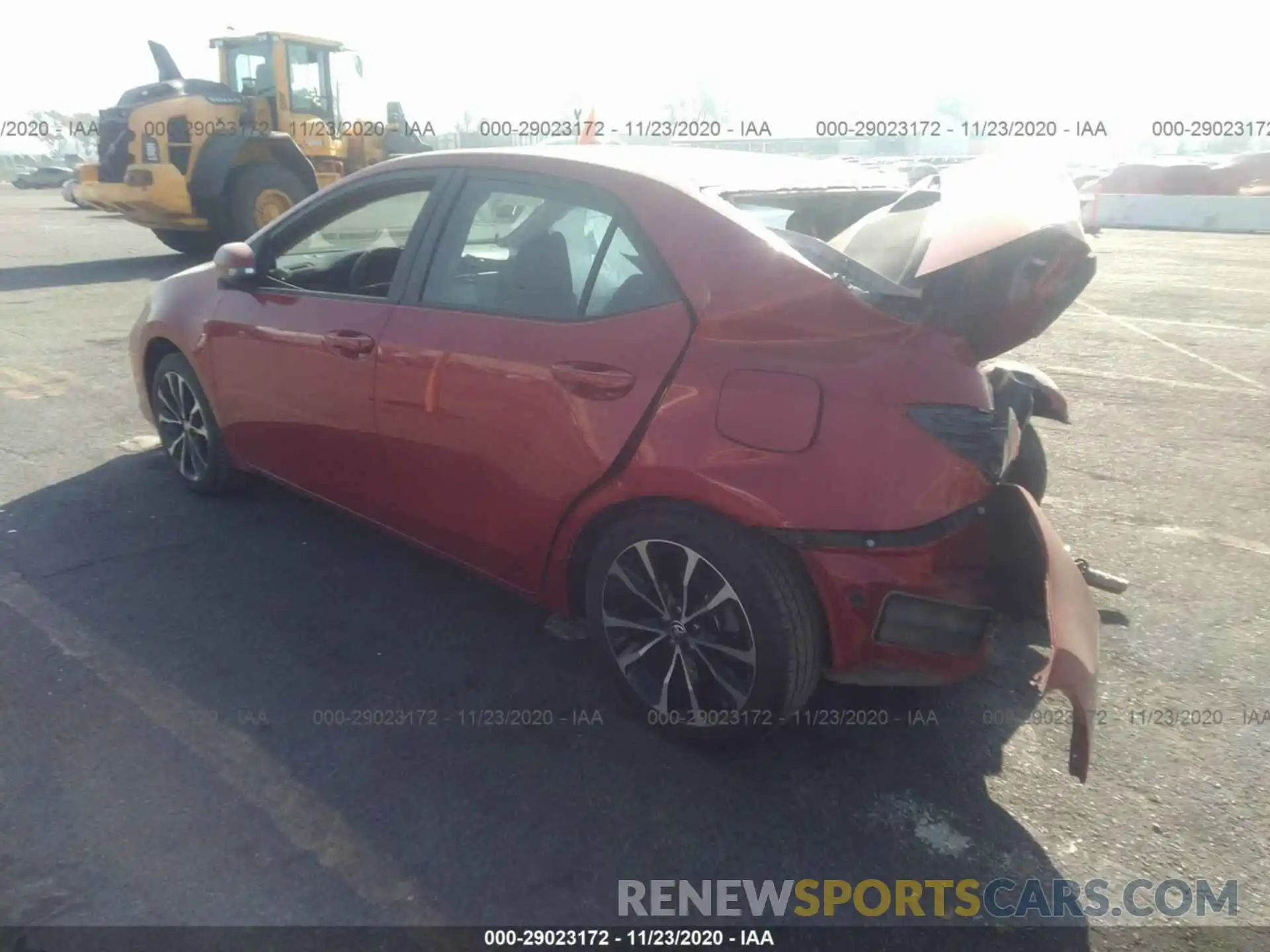 3 Photograph of a damaged car 5YFBURHE6KP919995 TOYOTA COROLLA 2019