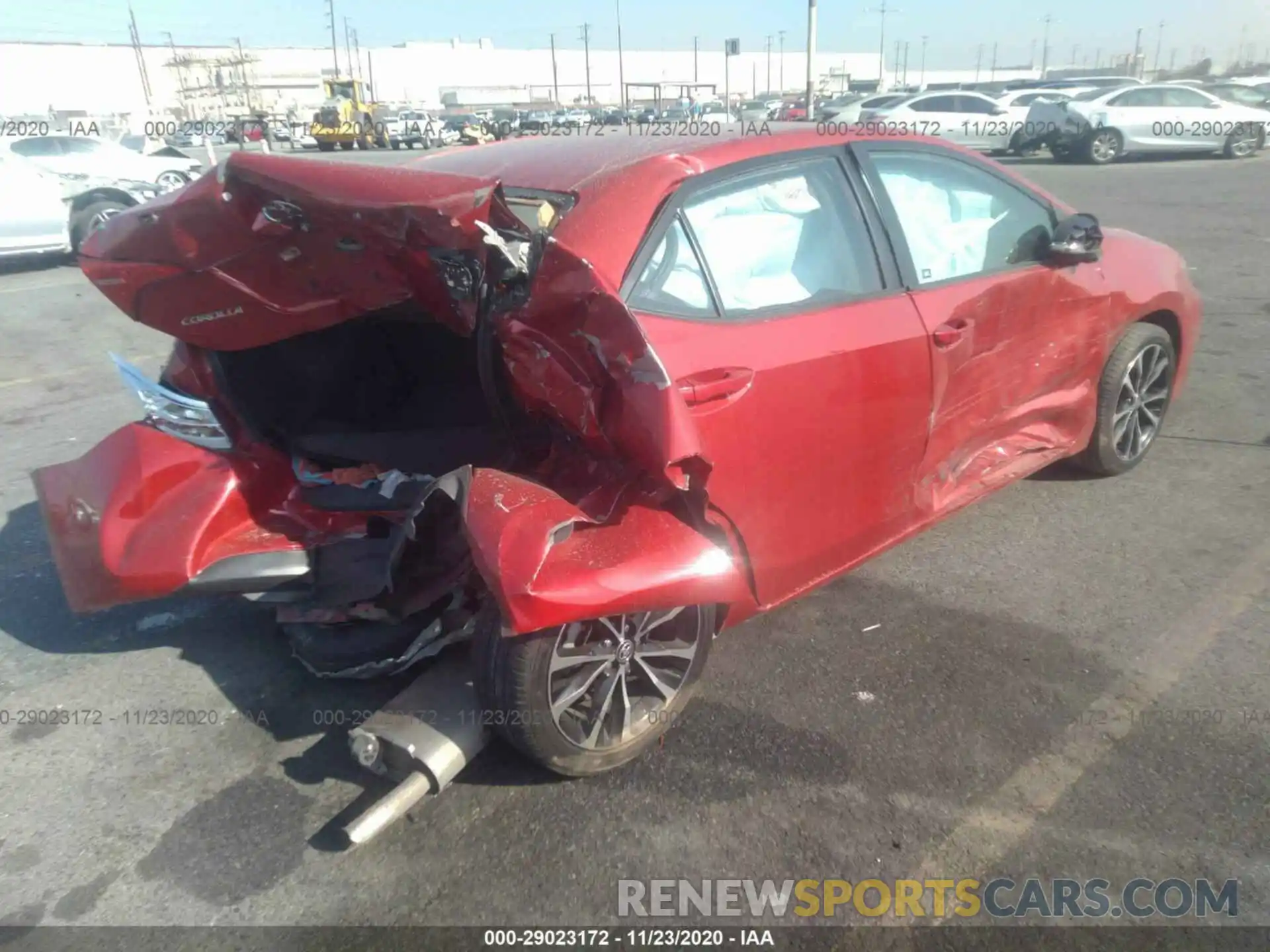 4 Photograph of a damaged car 5YFBURHE6KP919995 TOYOTA COROLLA 2019