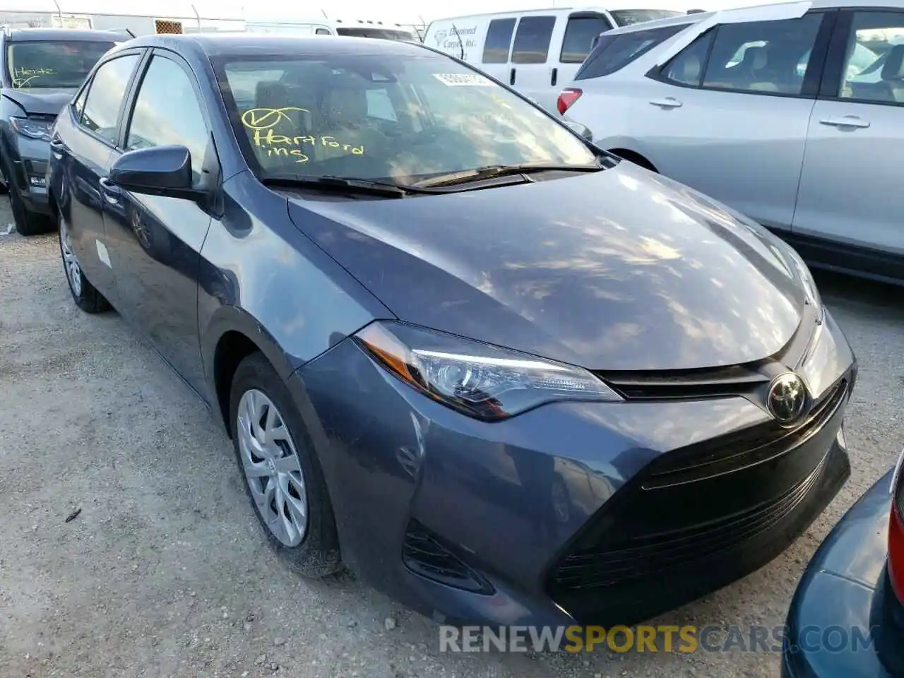 1 Photograph of a damaged car 5YFBURHE6KP920094 TOYOTA COROLLA 2019