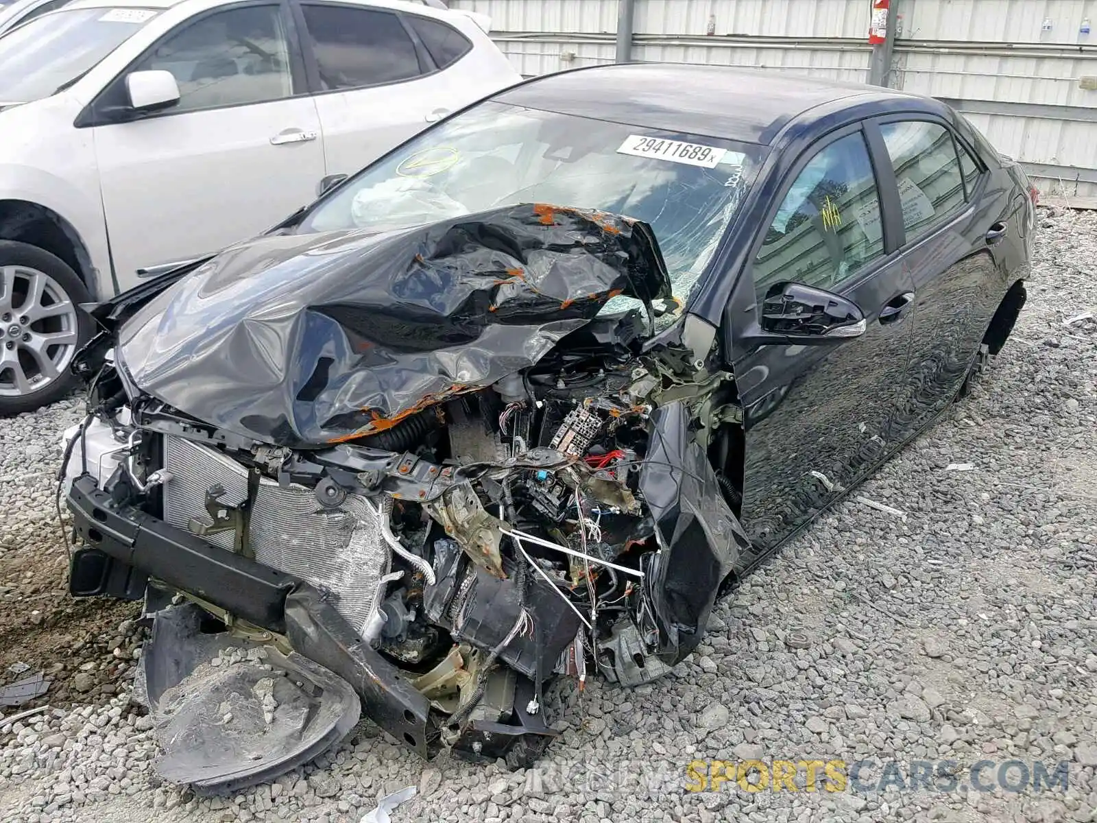 2 Photograph of a damaged car 5YFBURHE6KP920239 TOYOTA COROLLA 2019