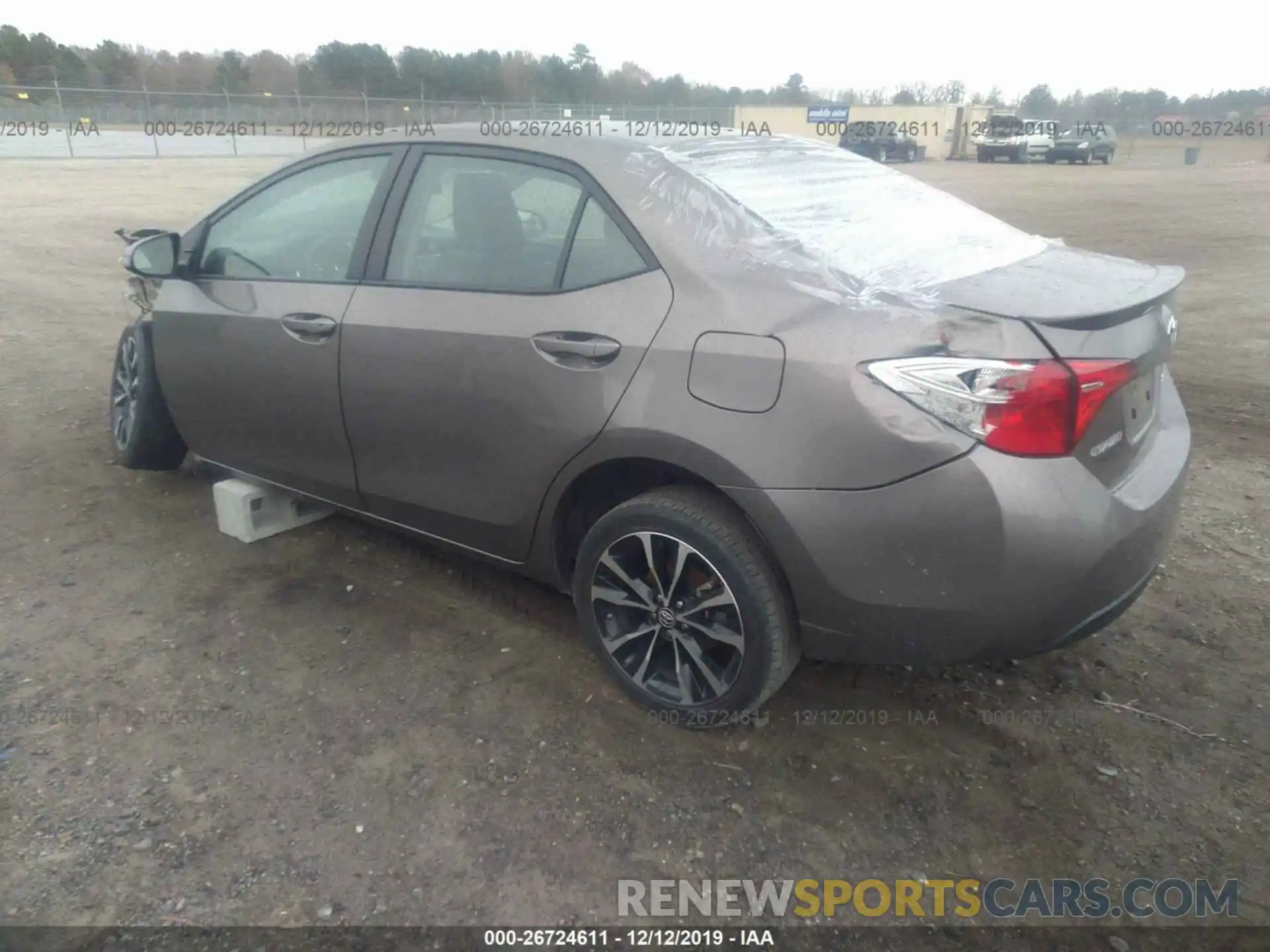 3 Photograph of a damaged car 5YFBURHE6KP920242 TOYOTA COROLLA 2019