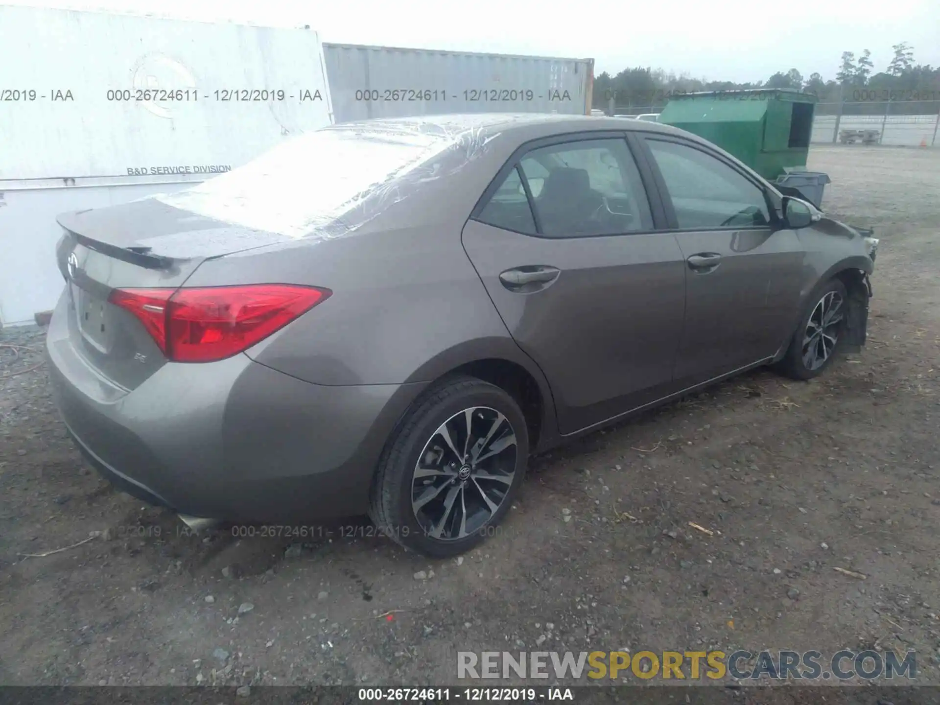 4 Photograph of a damaged car 5YFBURHE6KP920242 TOYOTA COROLLA 2019