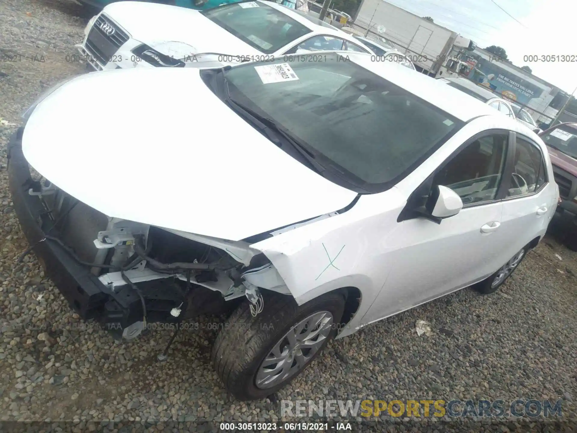 2 Photograph of a damaged car 5YFBURHE6KP920256 TOYOTA COROLLA 2019