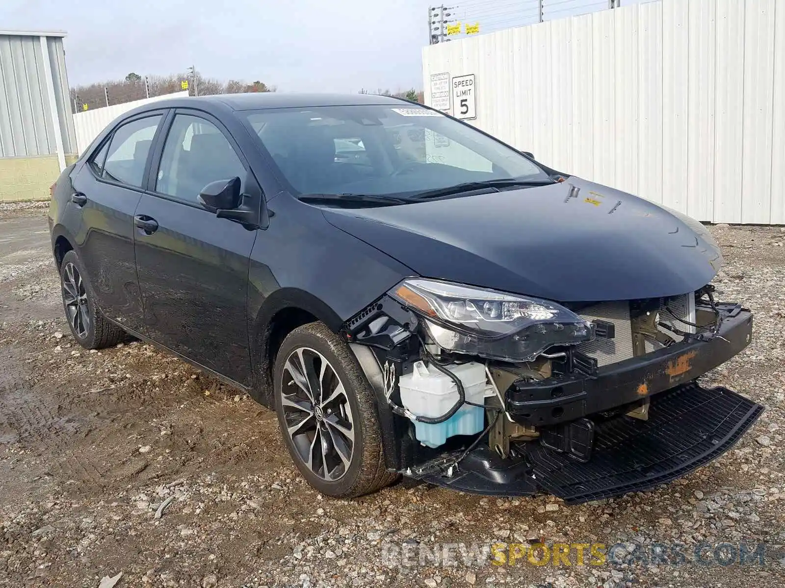 1 Photograph of a damaged car 5YFBURHE6KP920564 TOYOTA COROLLA 2019