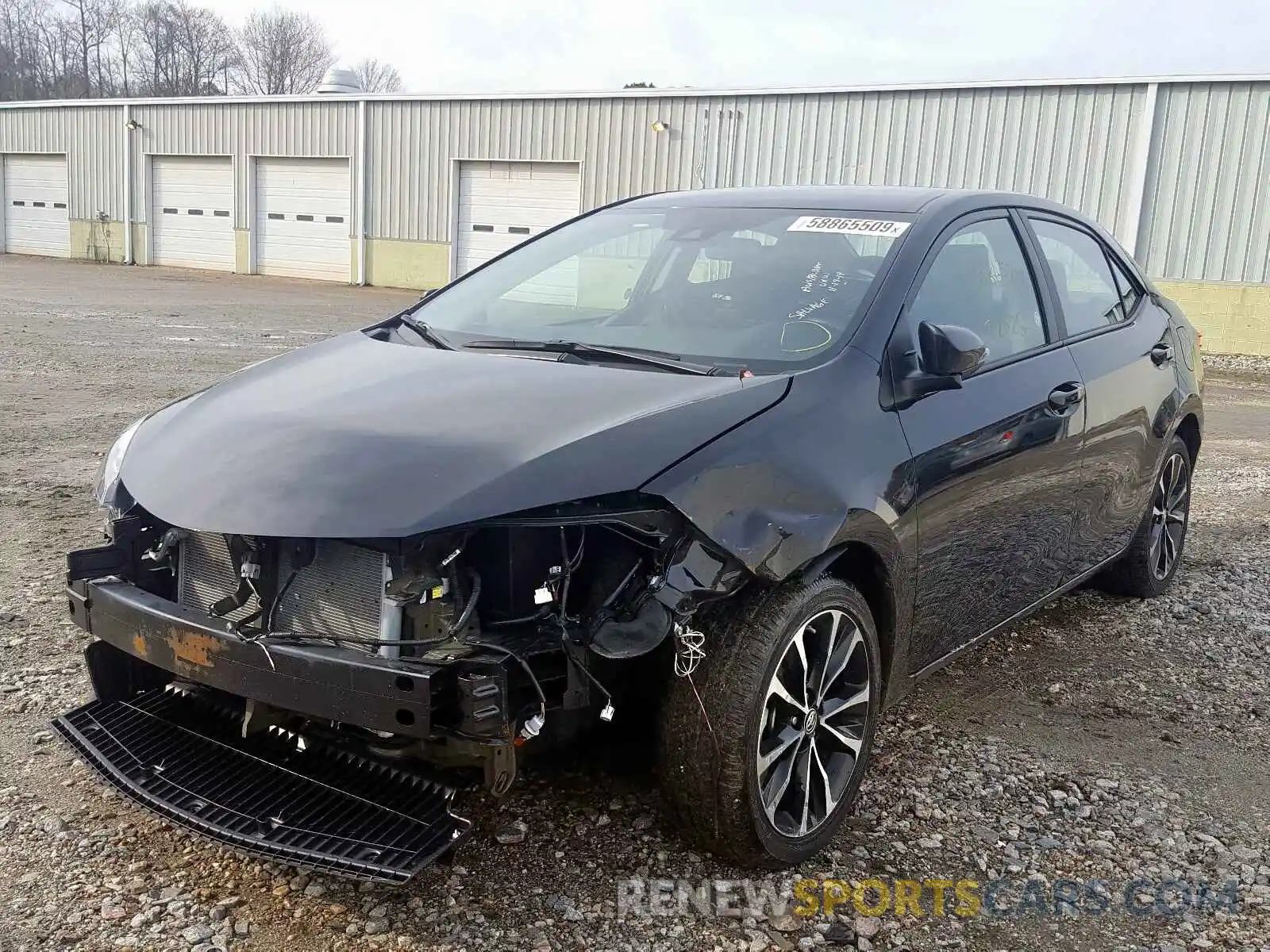 2 Photograph of a damaged car 5YFBURHE6KP920564 TOYOTA COROLLA 2019