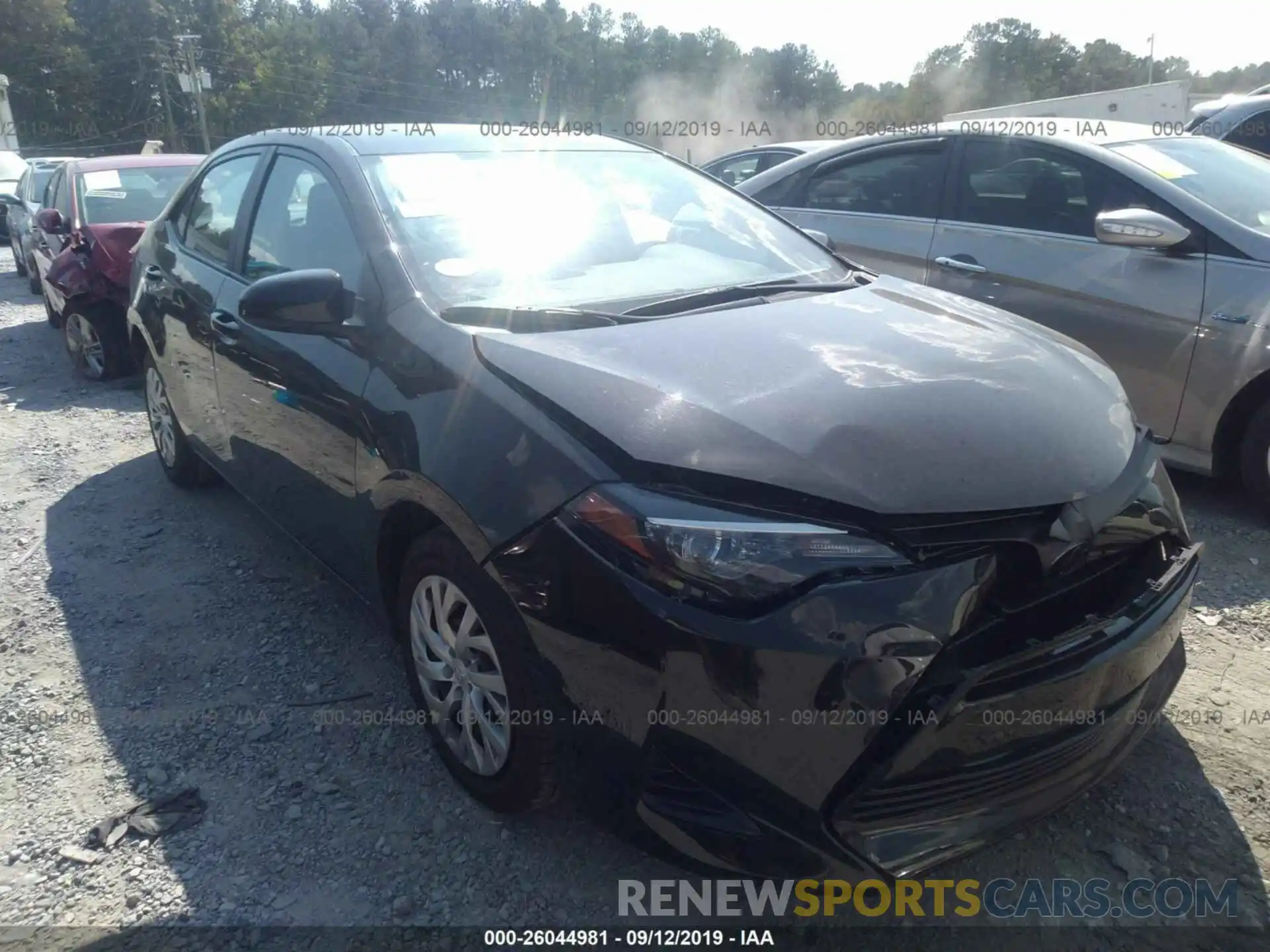 1 Photograph of a damaged car 5YFBURHE6KP920628 TOYOTA COROLLA 2019