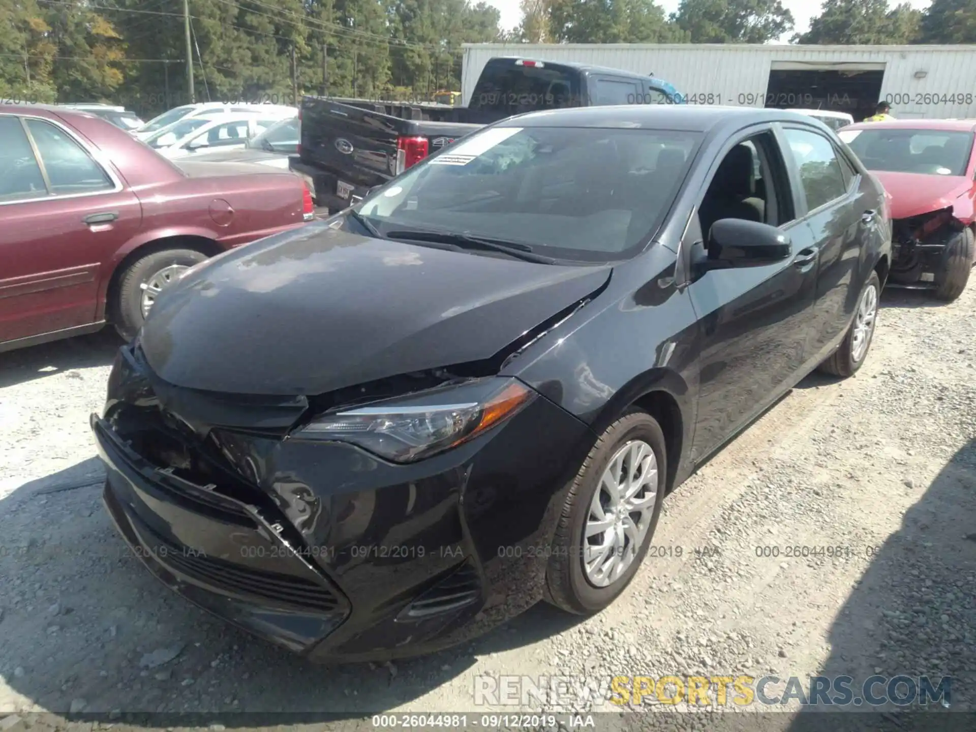 2 Photograph of a damaged car 5YFBURHE6KP920628 TOYOTA COROLLA 2019