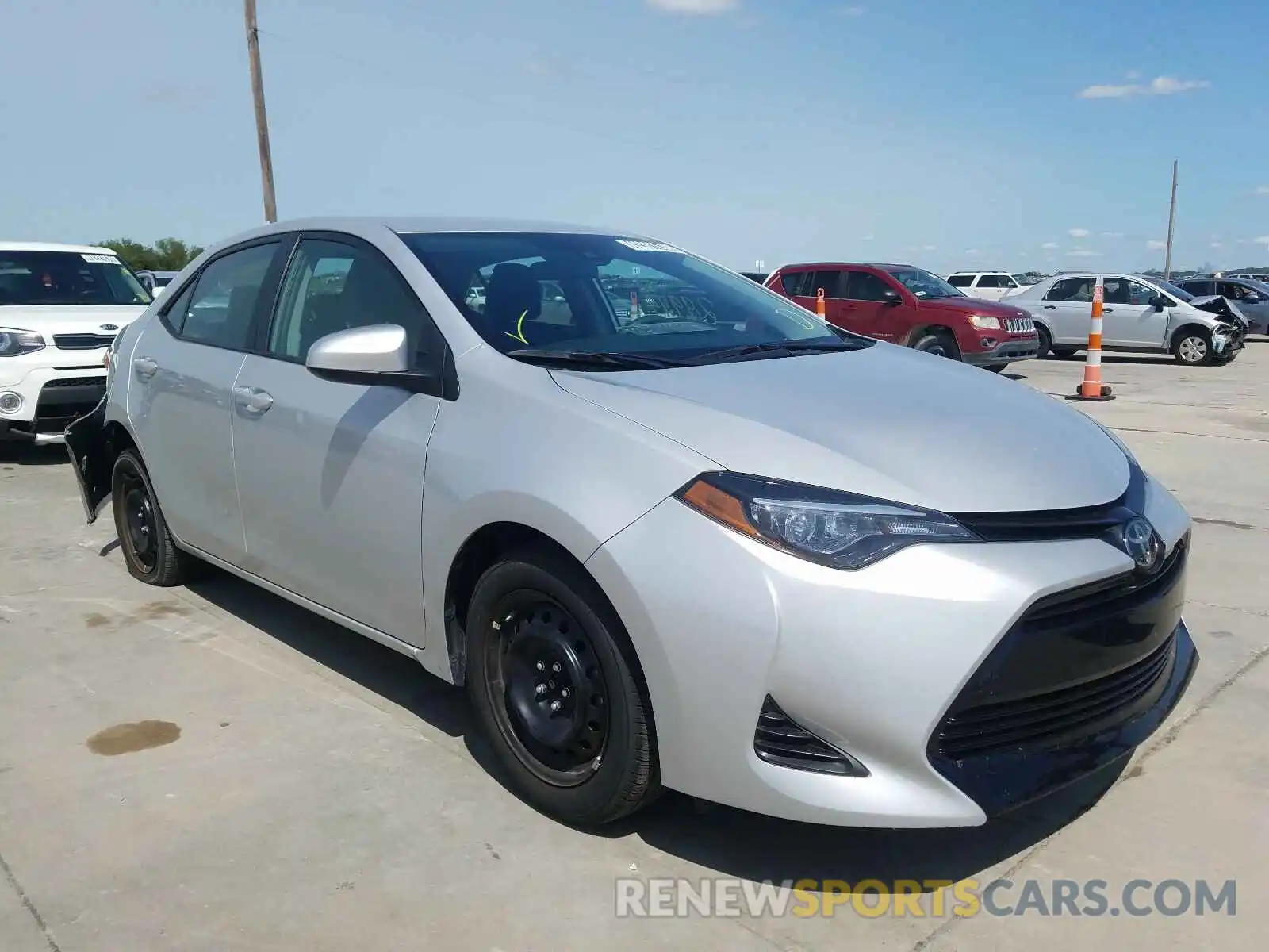 1 Photograph of a damaged car 5YFBURHE6KP920743 TOYOTA COROLLA 2019