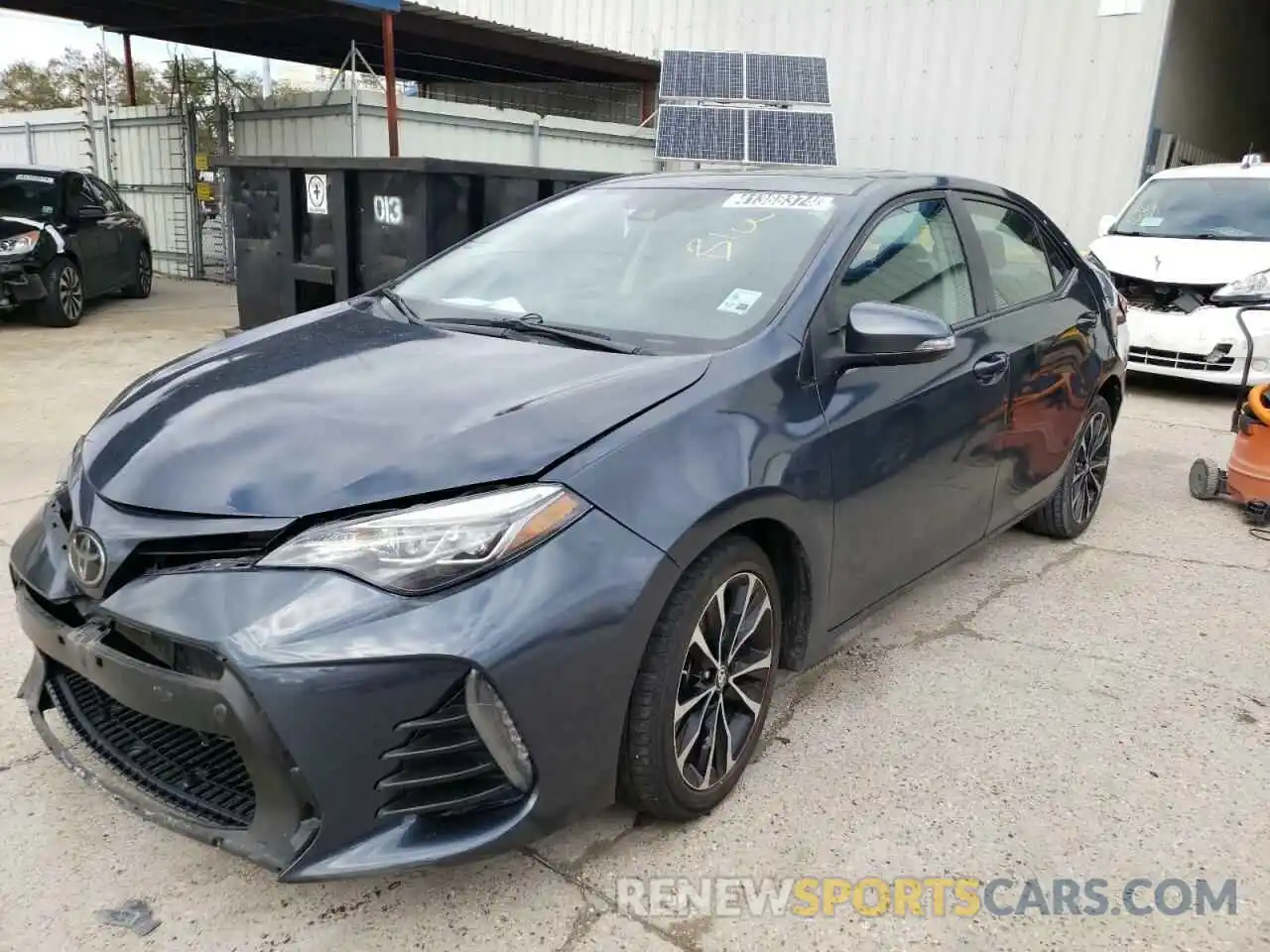 1 Photograph of a damaged car 5YFBURHE6KP921553 TOYOTA COROLLA 2019