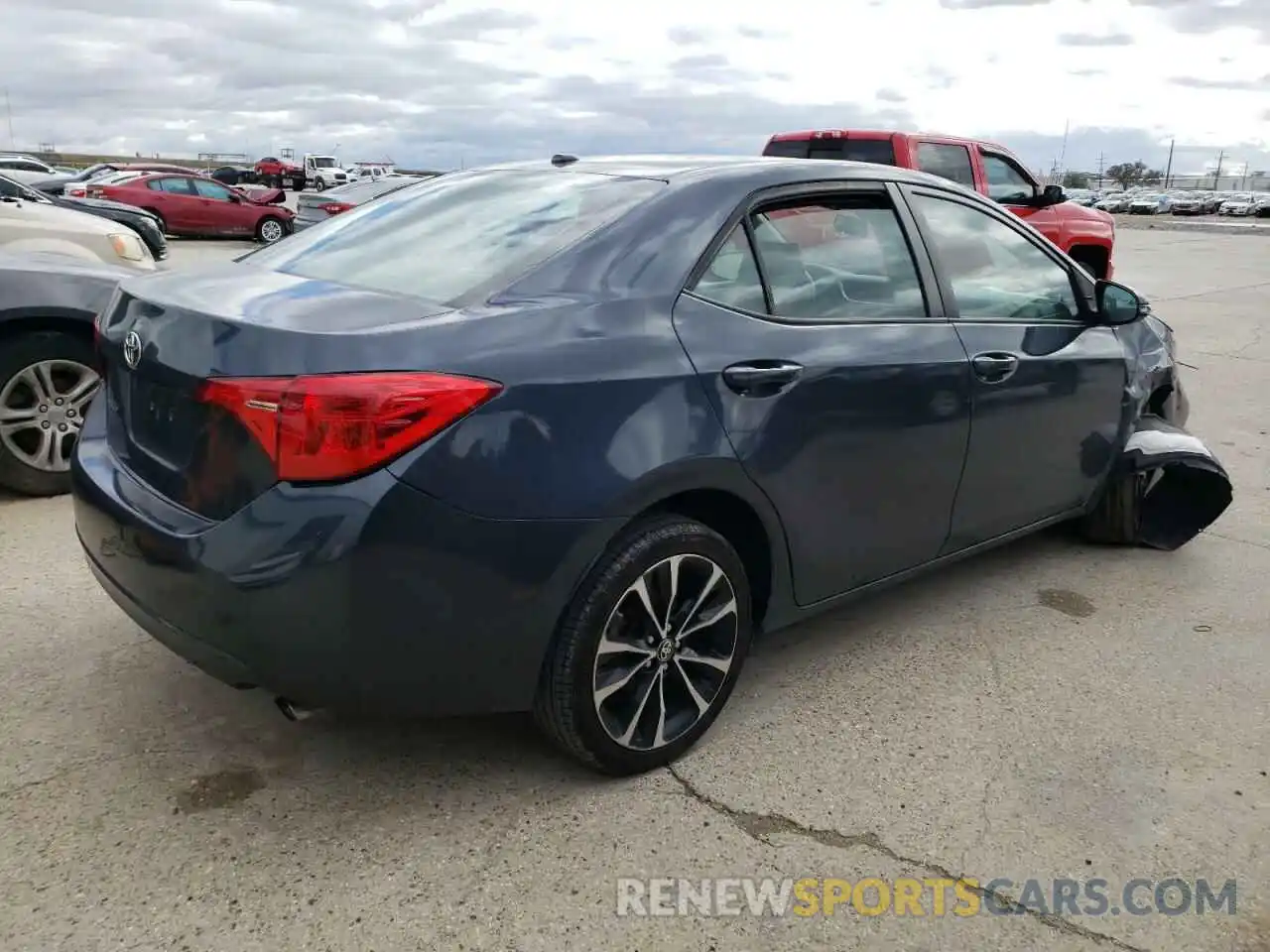 3 Photograph of a damaged car 5YFBURHE6KP921553 TOYOTA COROLLA 2019