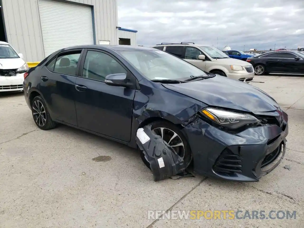 4 Photograph of a damaged car 5YFBURHE6KP921553 TOYOTA COROLLA 2019