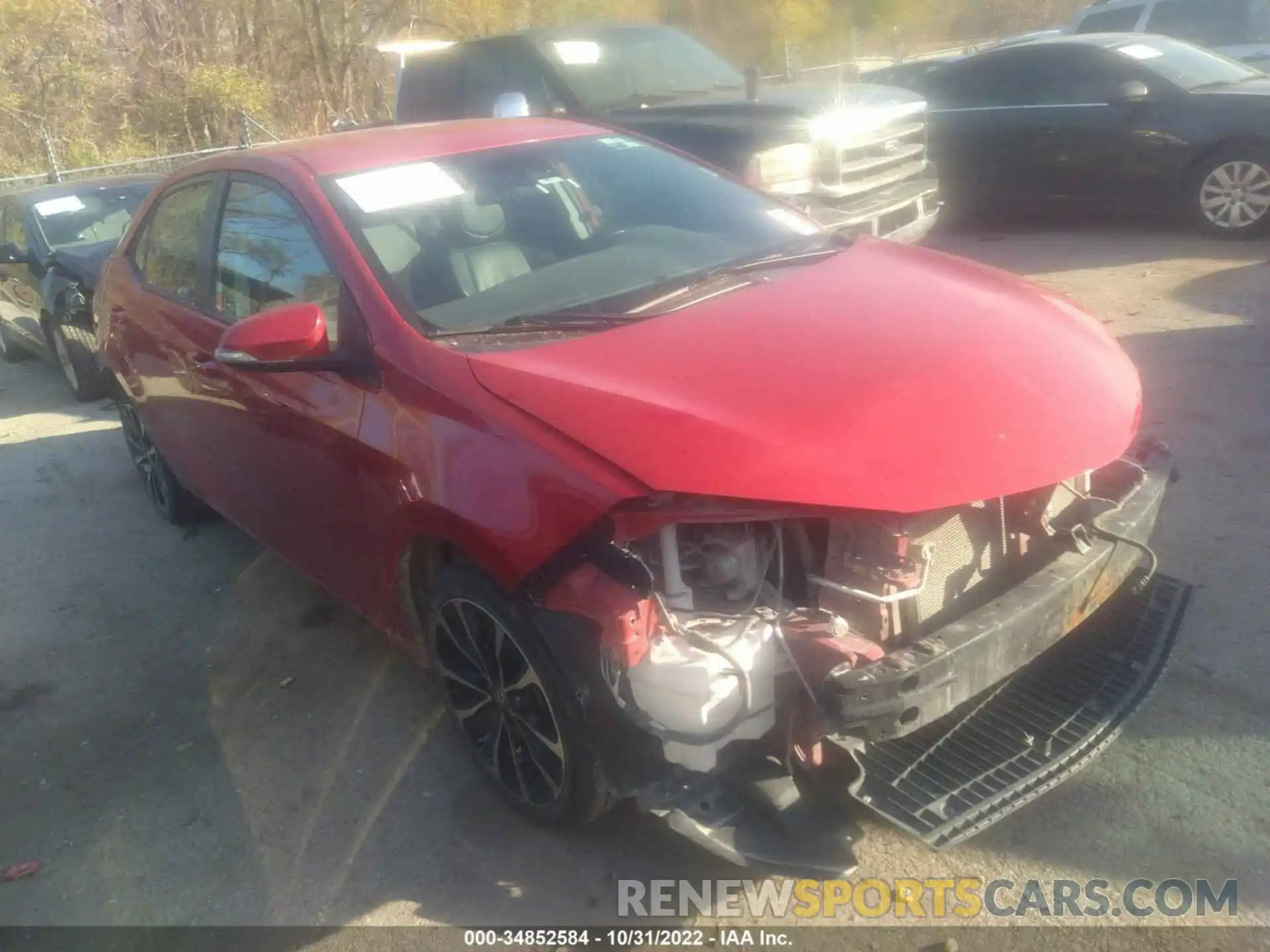 1 Photograph of a damaged car 5YFBURHE6KP921567 TOYOTA COROLLA 2019