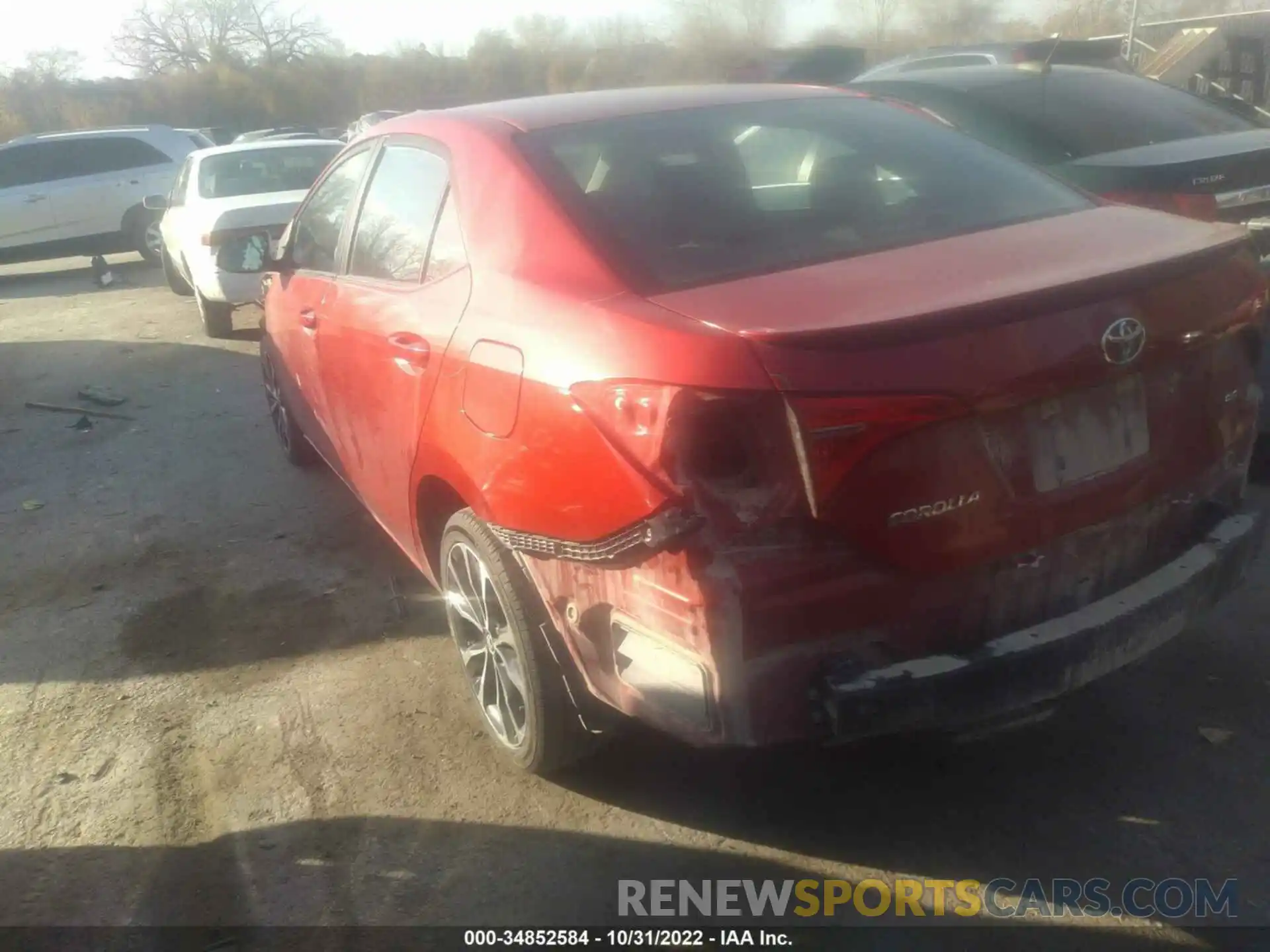 3 Photograph of a damaged car 5YFBURHE6KP921567 TOYOTA COROLLA 2019