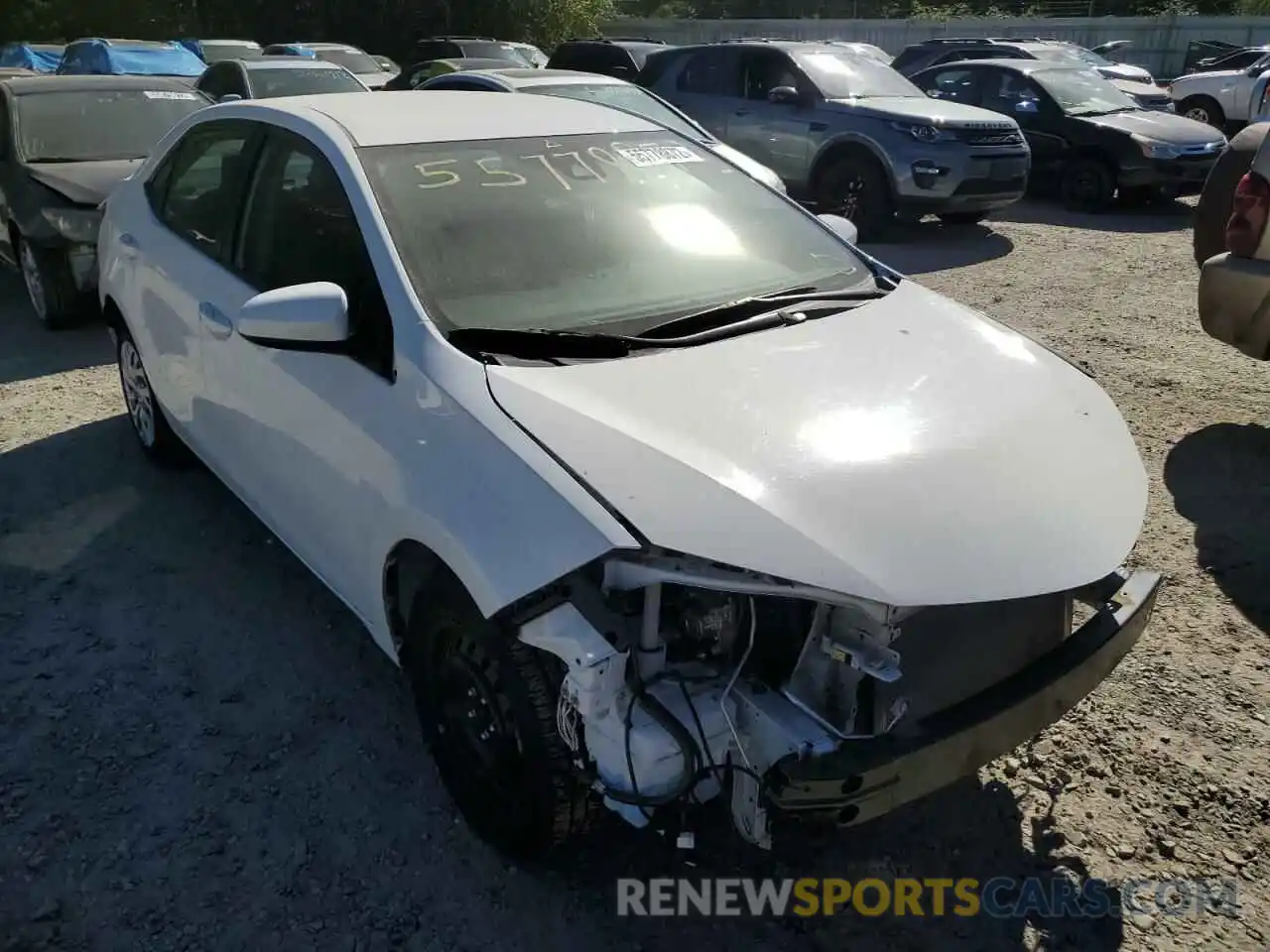 1 Photograph of a damaged car 5YFBURHE6KP921679 TOYOTA COROLLA 2019