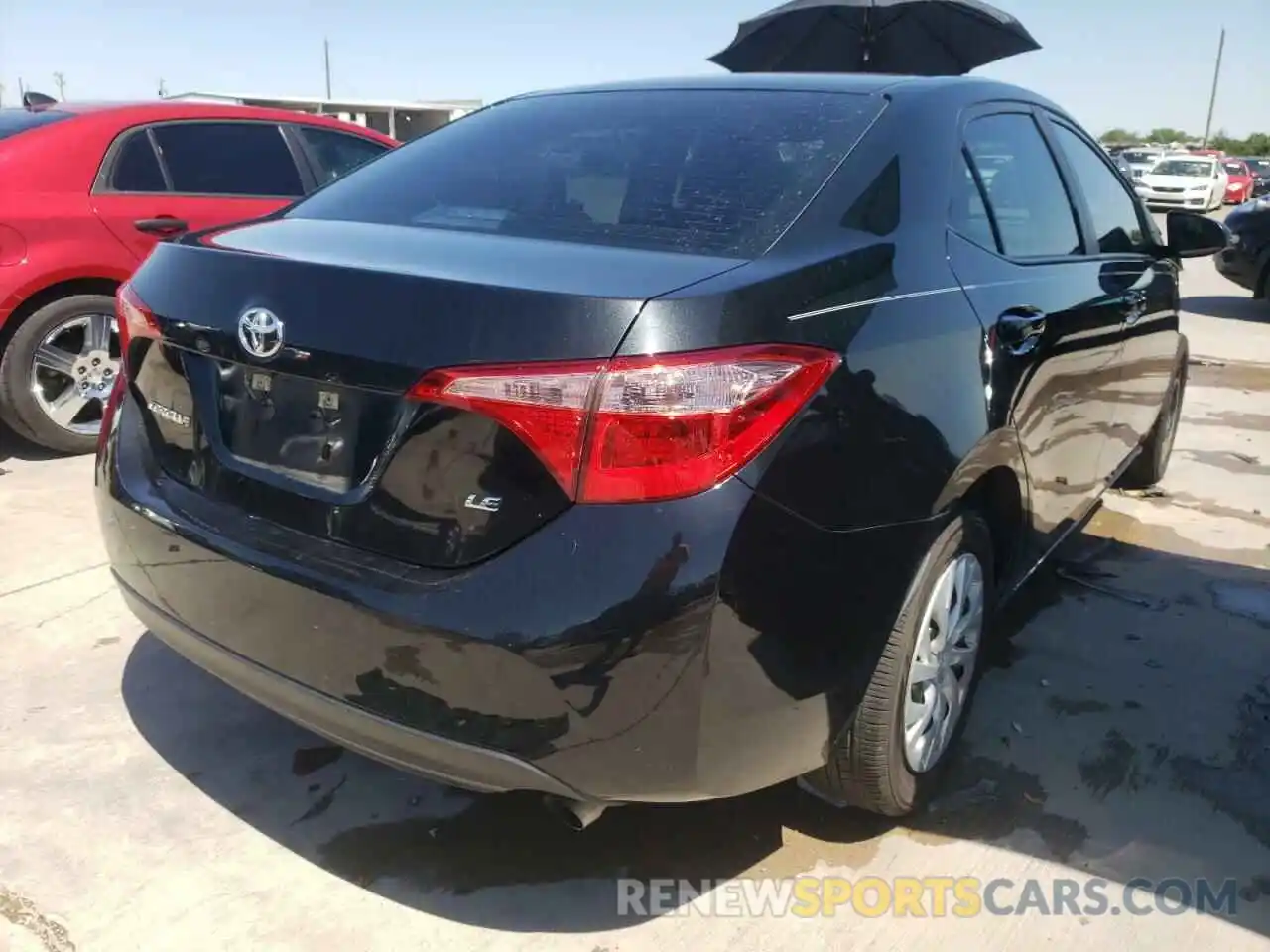 4 Photograph of a damaged car 5YFBURHE6KP921732 TOYOTA COROLLA 2019