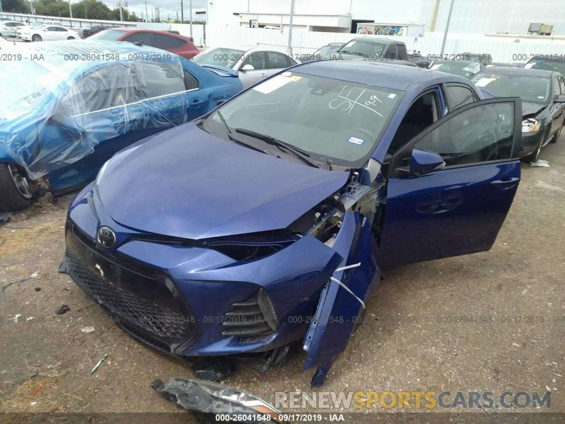 6 Photograph of a damaged car 5YFBURHE6KP921861 TOYOTA COROLLA 2019