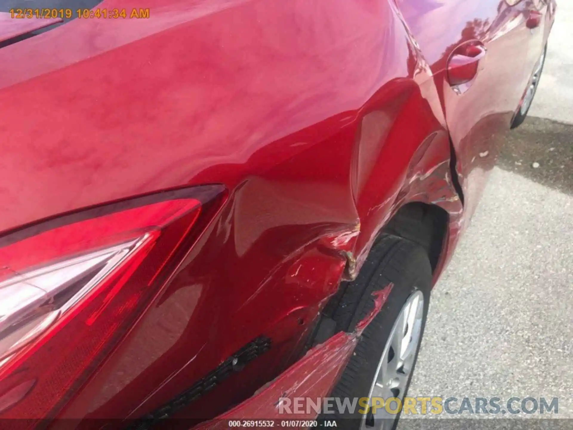 12 Photograph of a damaged car 5YFBURHE6KP922010 TOYOTA COROLLA 2019