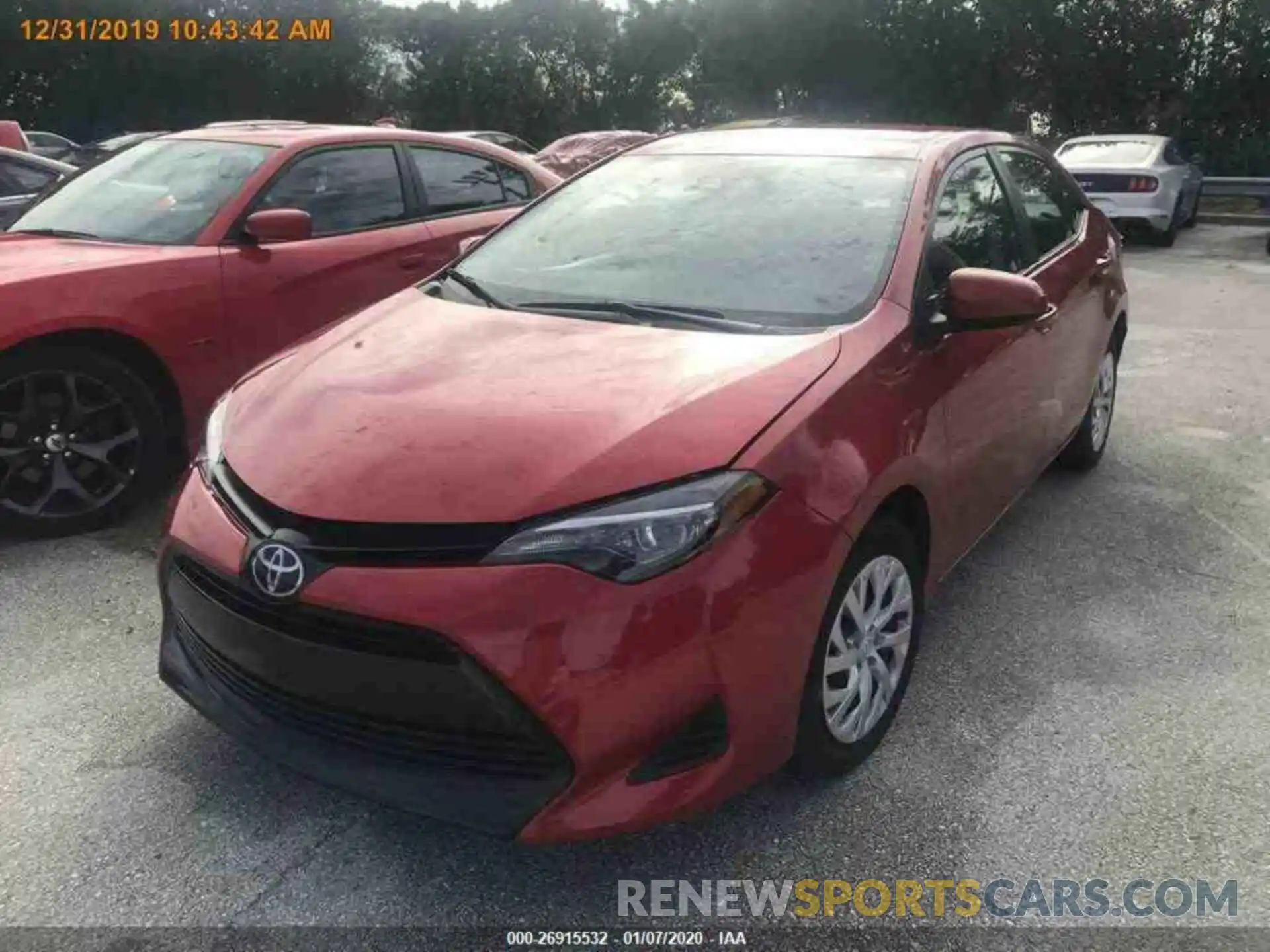 15 Photograph of a damaged car 5YFBURHE6KP922010 TOYOTA COROLLA 2019