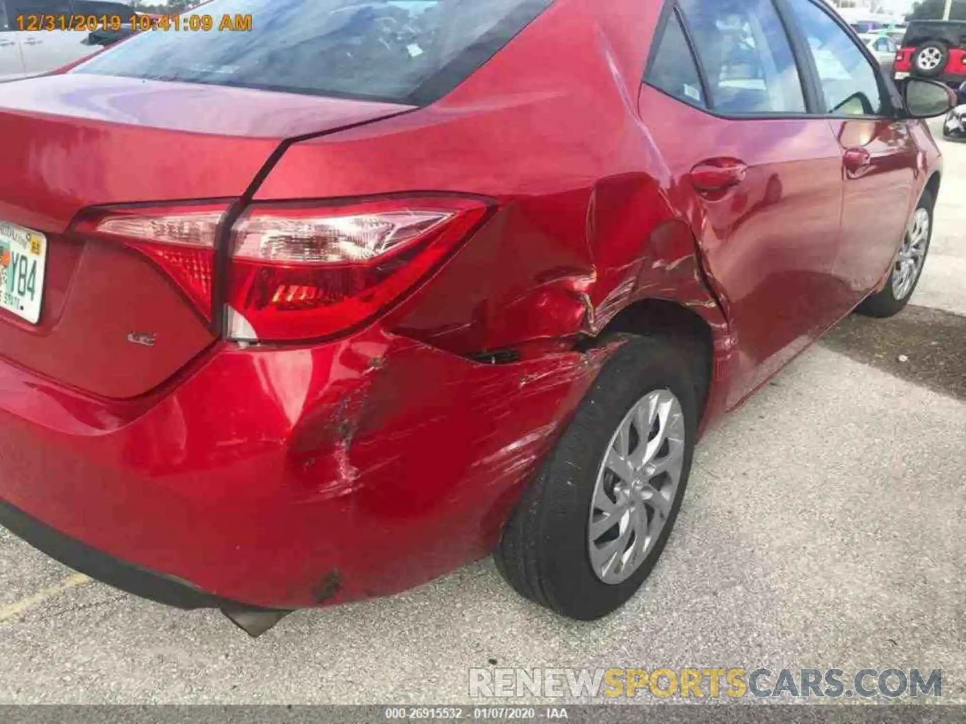 17 Photograph of a damaged car 5YFBURHE6KP922010 TOYOTA COROLLA 2019