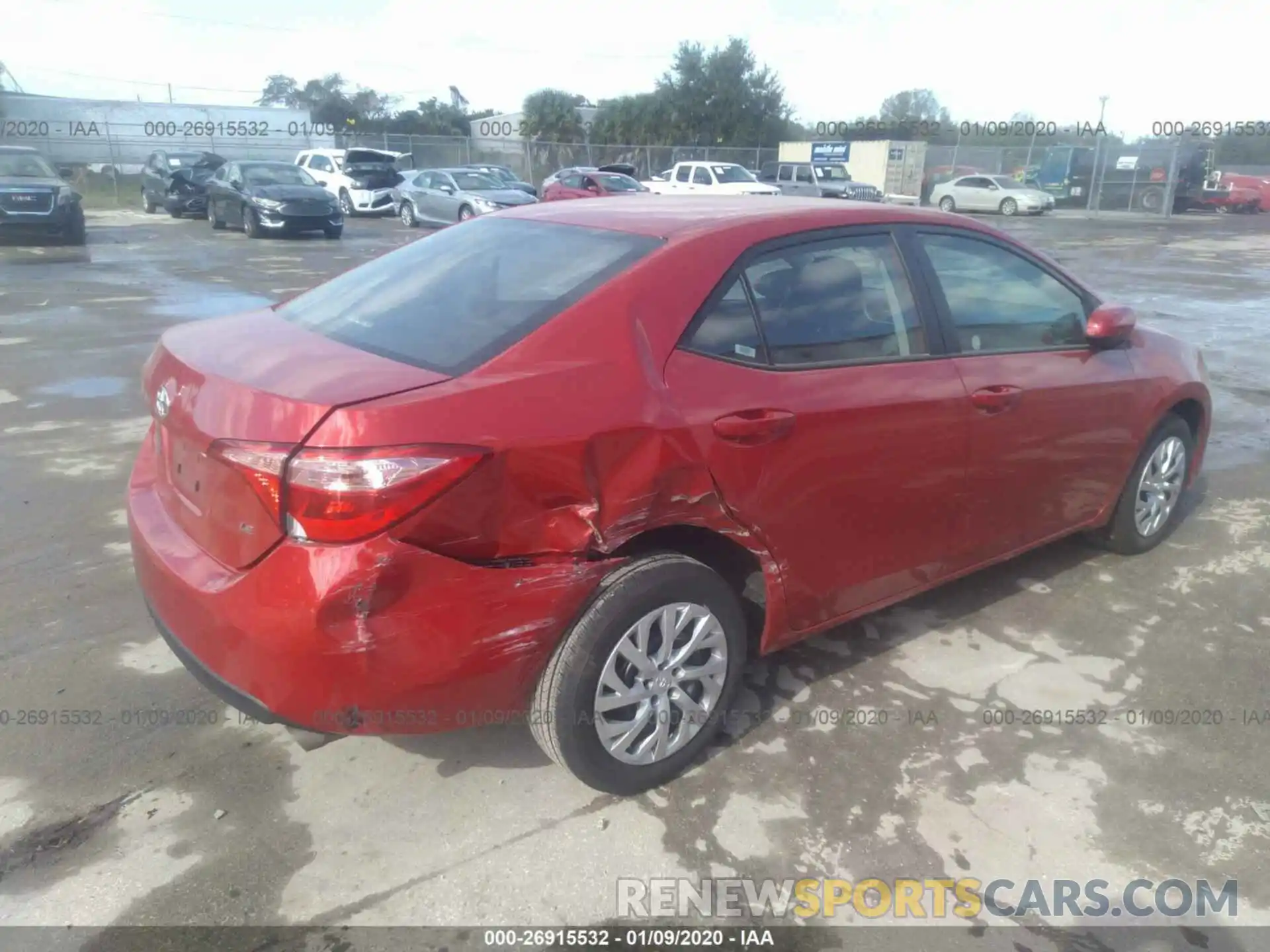 4 Photograph of a damaged car 5YFBURHE6KP922010 TOYOTA COROLLA 2019