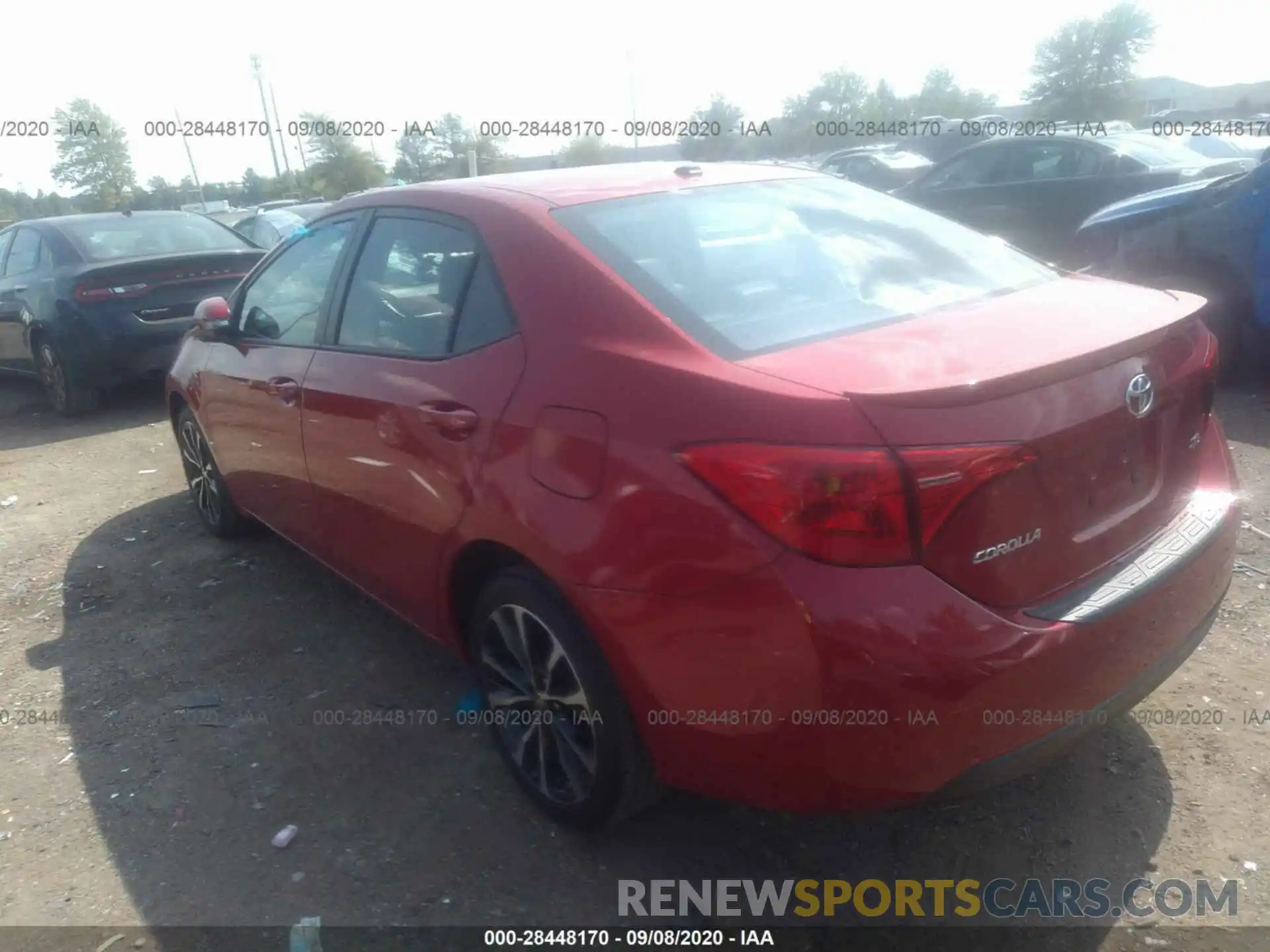 3 Photograph of a damaged car 5YFBURHE6KP922380 TOYOTA COROLLA 2019