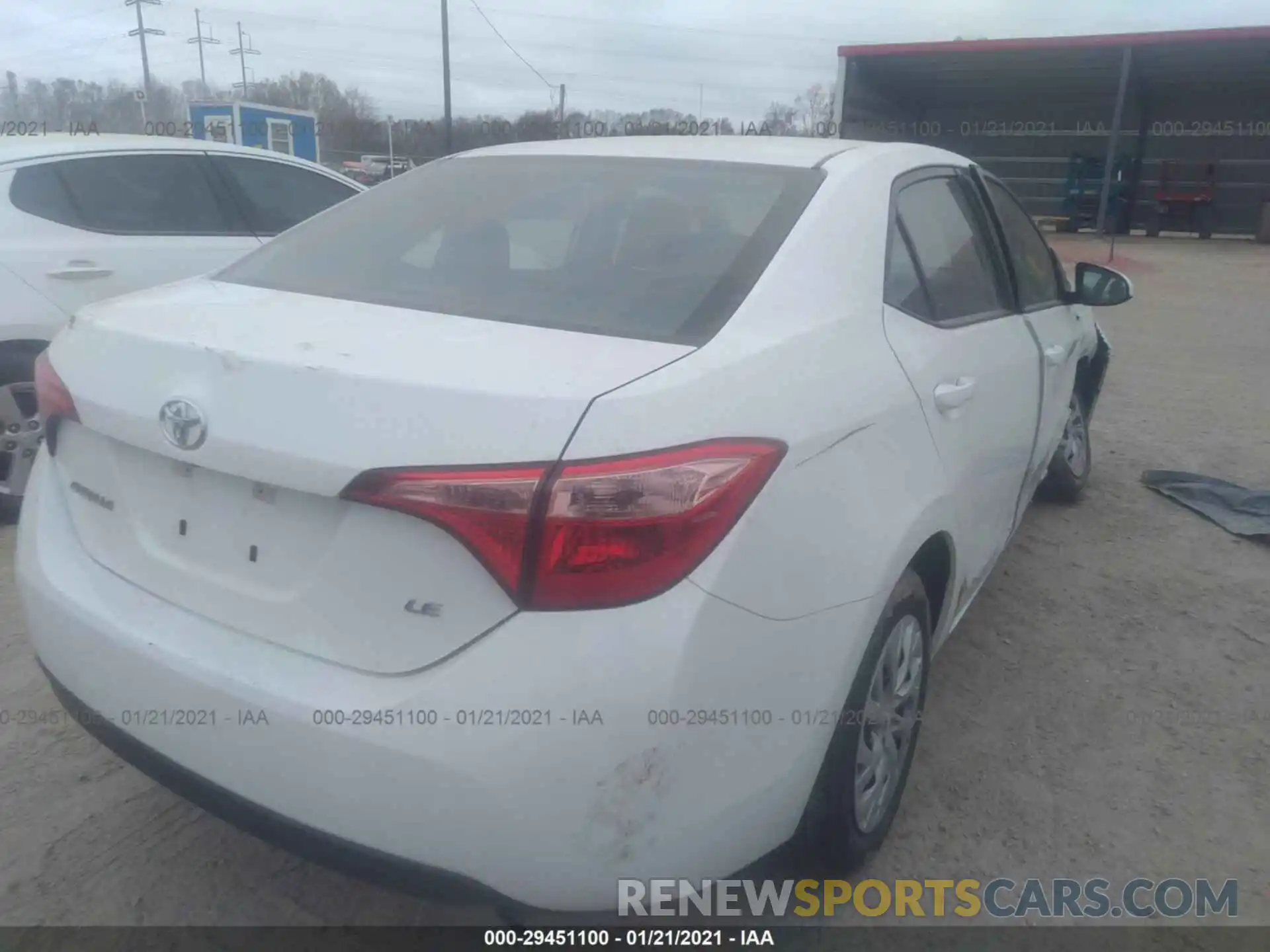 4 Photograph of a damaged car 5YFBURHE6KP922413 TOYOTA COROLLA 2019