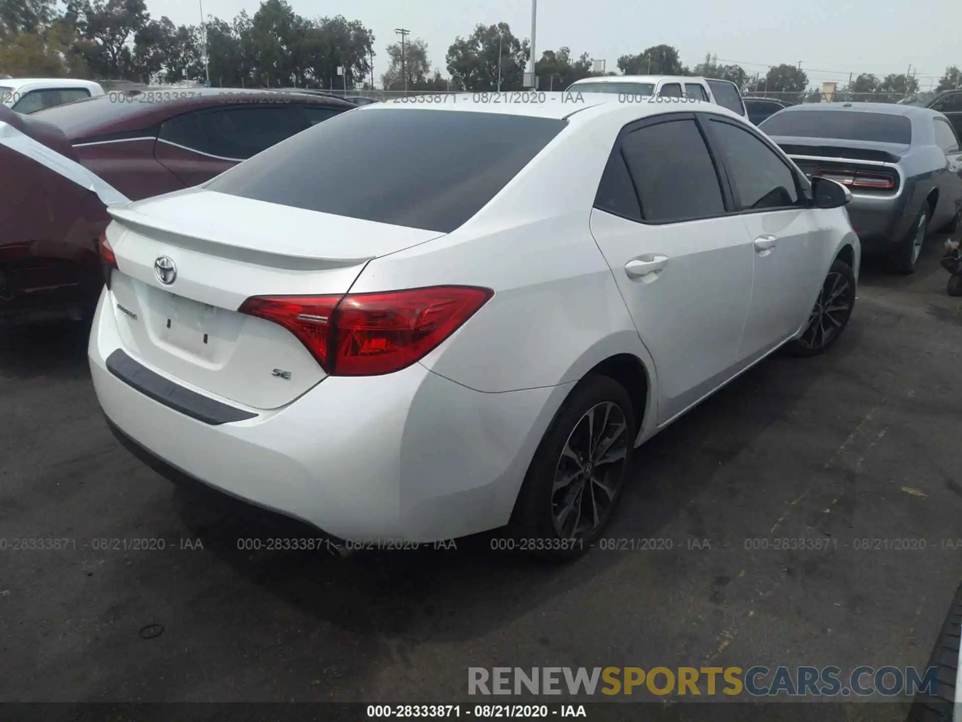 4 Photograph of a damaged car 5YFBURHE6KP922721 TOYOTA COROLLA 2019