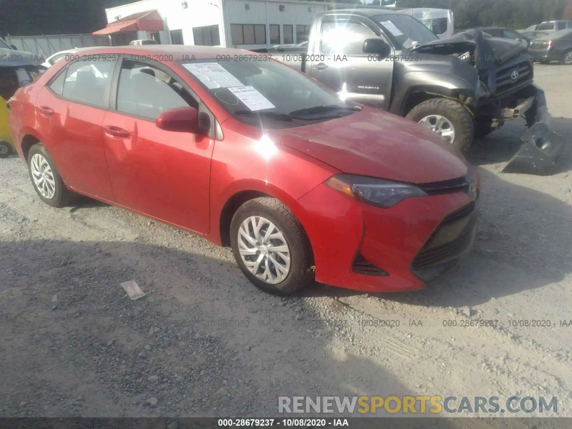 1 Photograph of a damaged car 5YFBURHE6KP922783 TOYOTA COROLLA 2019