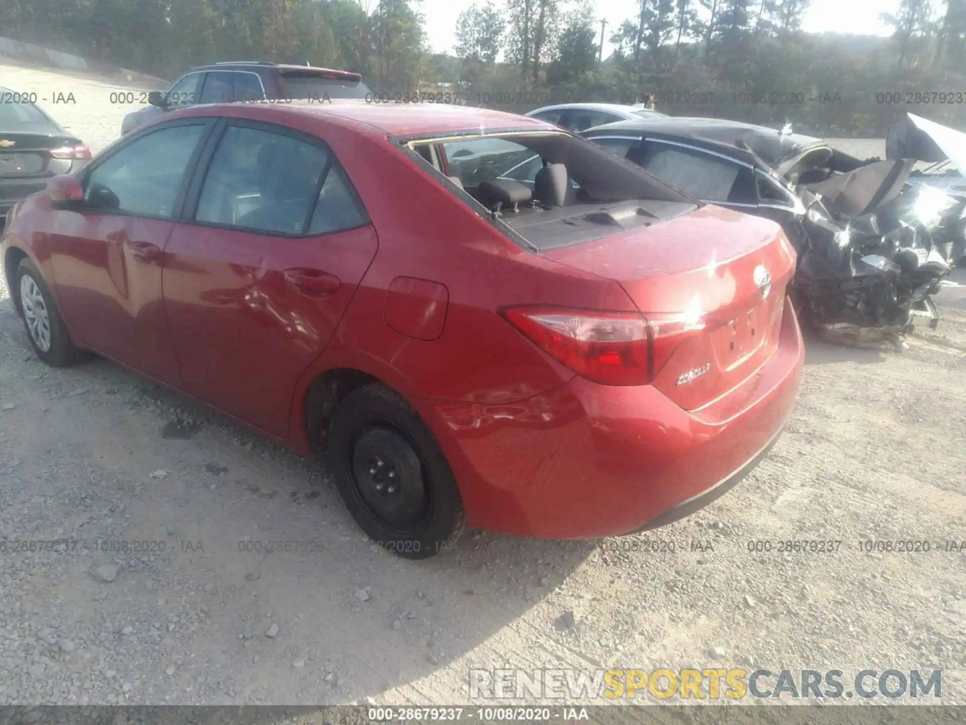 3 Photograph of a damaged car 5YFBURHE6KP922783 TOYOTA COROLLA 2019