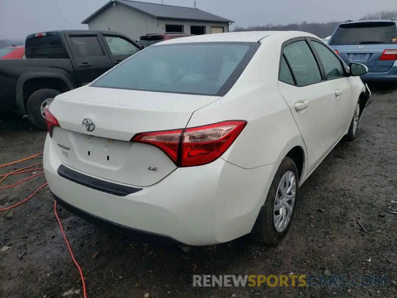 4 Photograph of a damaged car 5YFBURHE6KP923027 TOYOTA COROLLA 2019