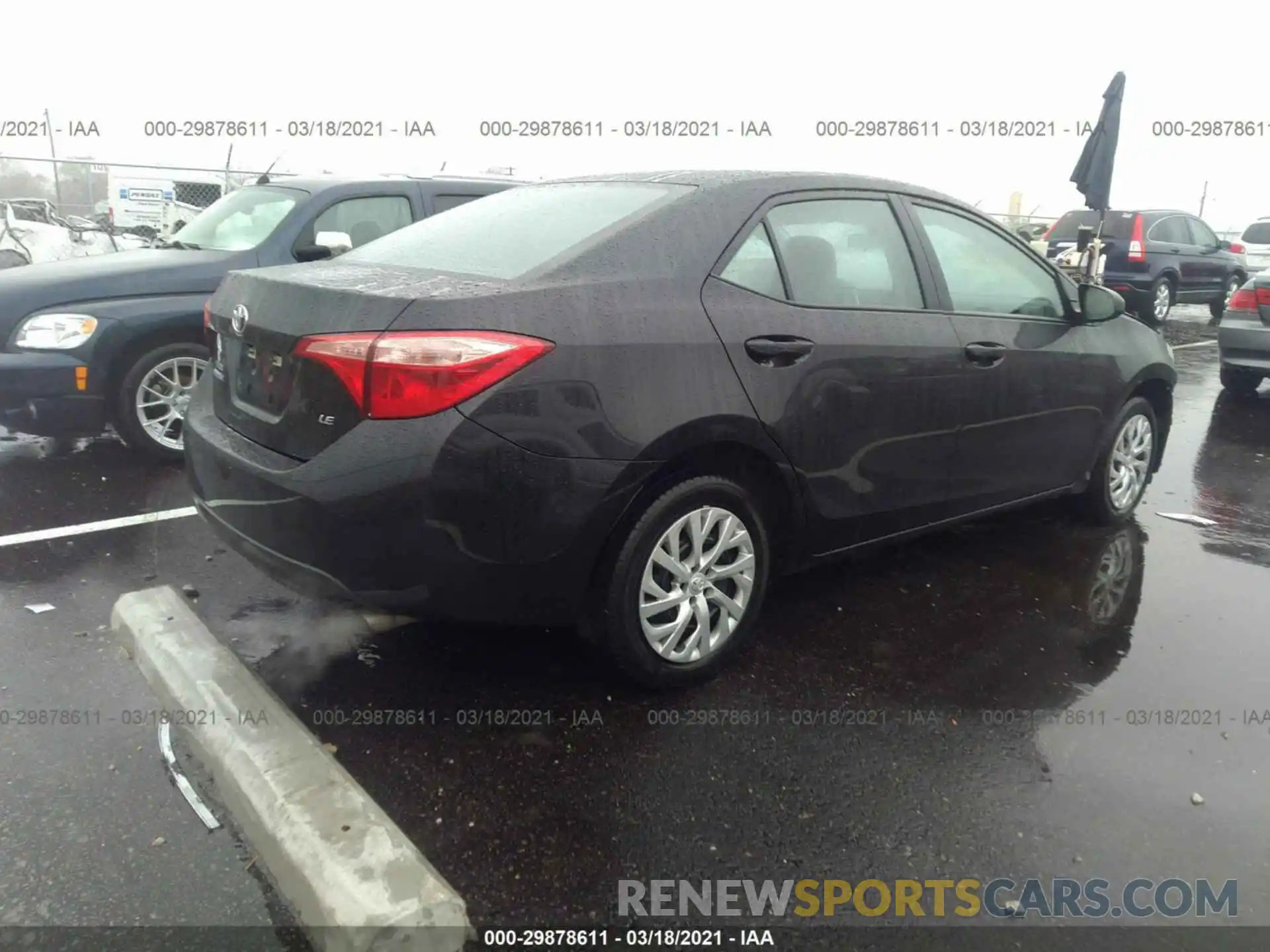 4 Photograph of a damaged car 5YFBURHE6KP923030 TOYOTA COROLLA 2019