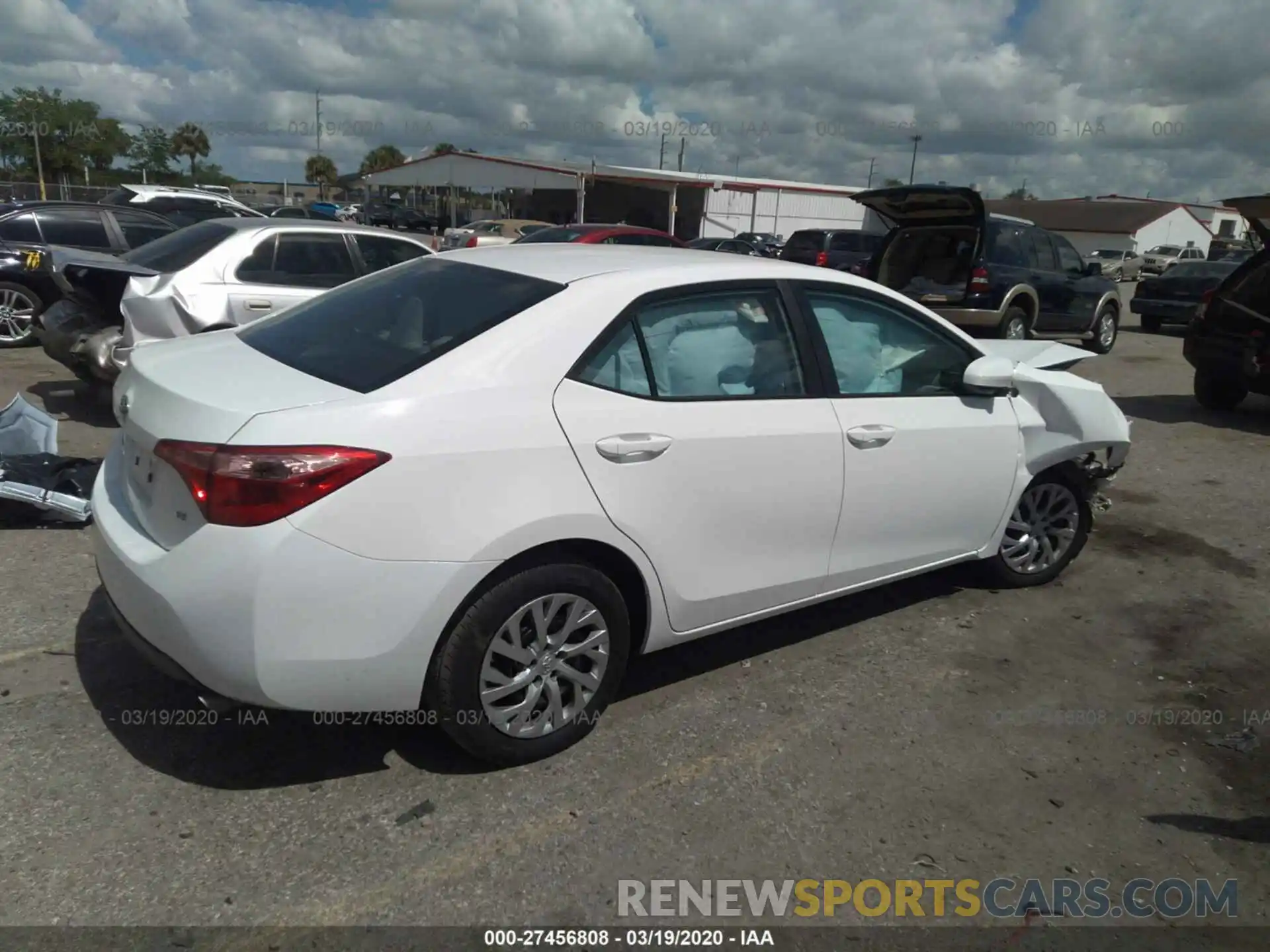 4 Photograph of a damaged car 5YFBURHE6KP923965 TOYOTA COROLLA 2019