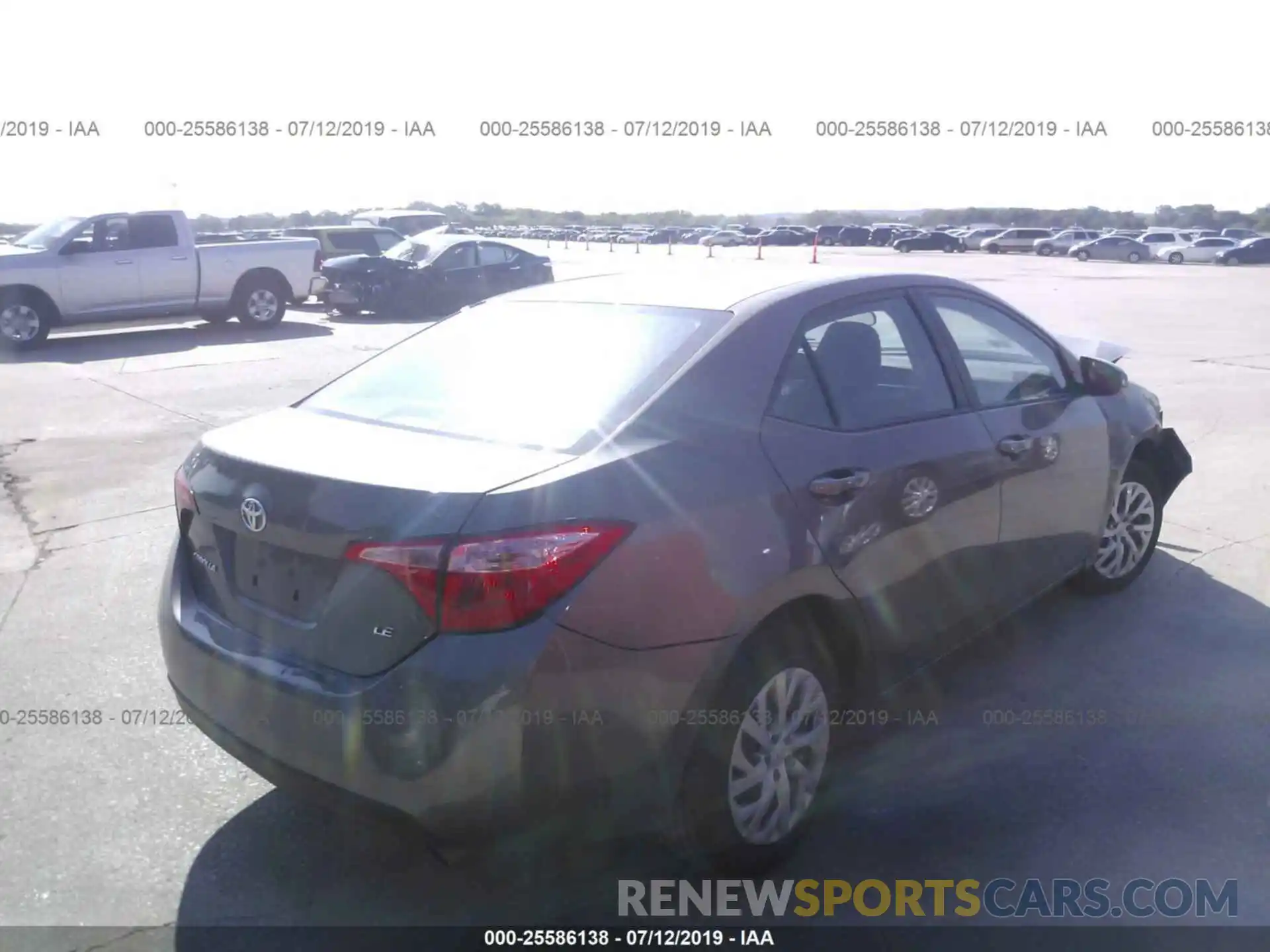 4 Photograph of a damaged car 5YFBURHE6KP924257 TOYOTA COROLLA 2019