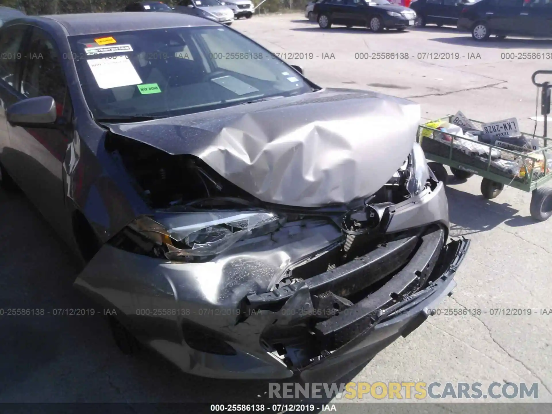 6 Photograph of a damaged car 5YFBURHE6KP924257 TOYOTA COROLLA 2019