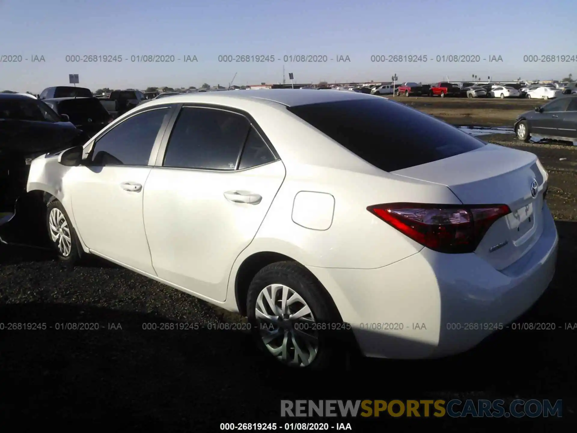 3 Photograph of a damaged car 5YFBURHE6KP924601 TOYOTA COROLLA 2019