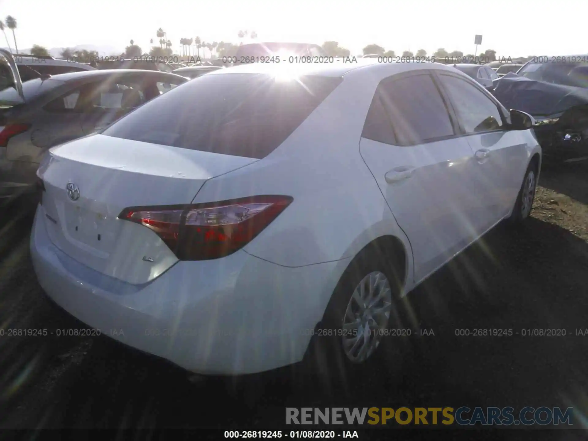 4 Photograph of a damaged car 5YFBURHE6KP924601 TOYOTA COROLLA 2019