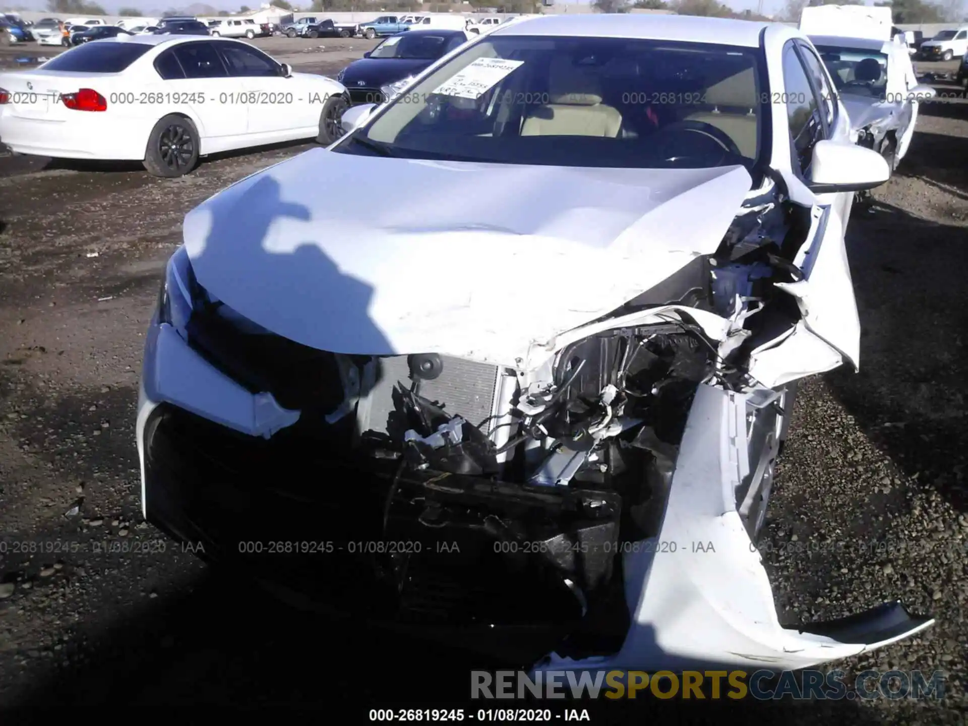 6 Photograph of a damaged car 5YFBURHE6KP924601 TOYOTA COROLLA 2019