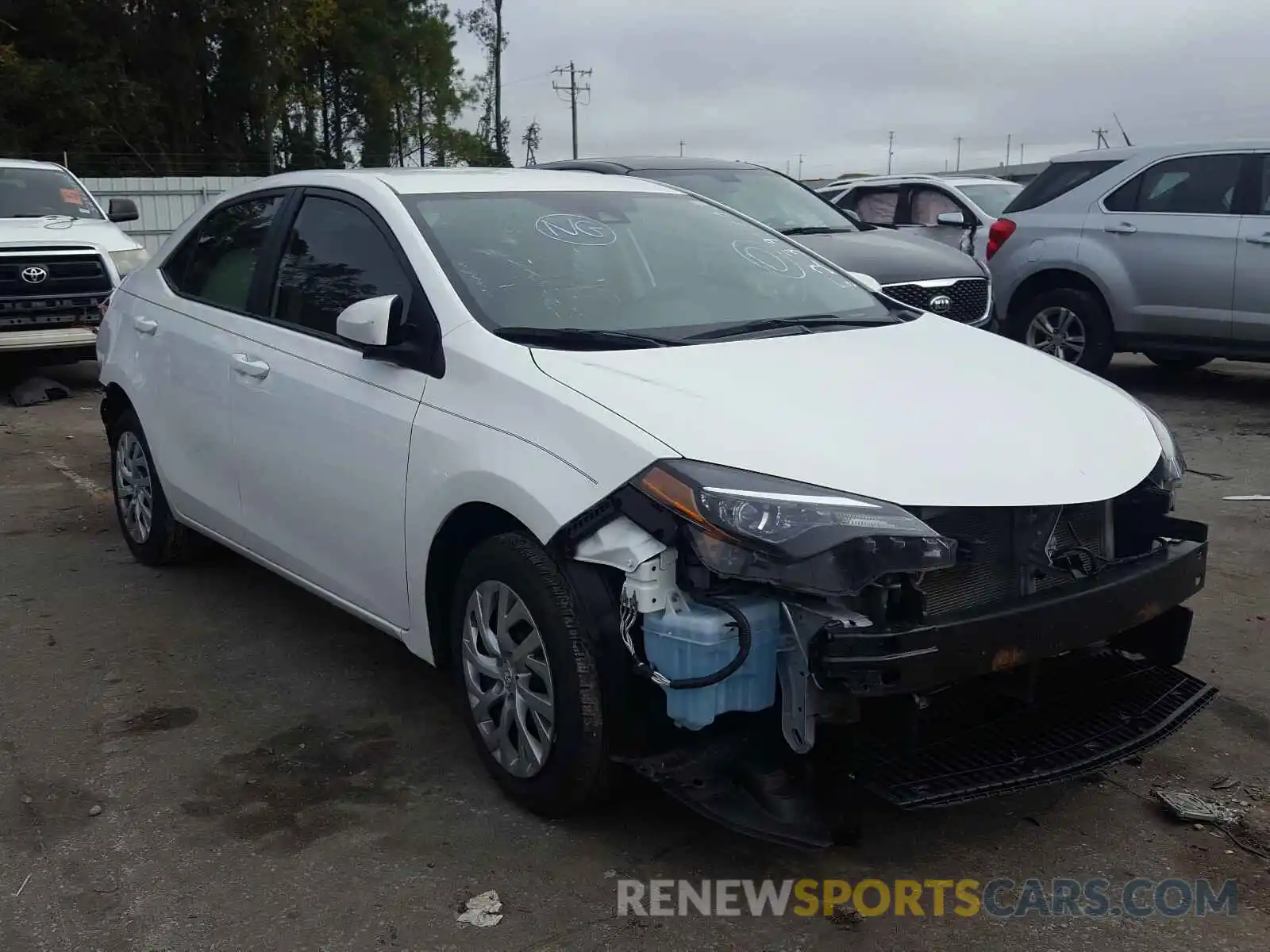 1 Photograph of a damaged car 5YFBURHE6KP925618 TOYOTA COROLLA 2019