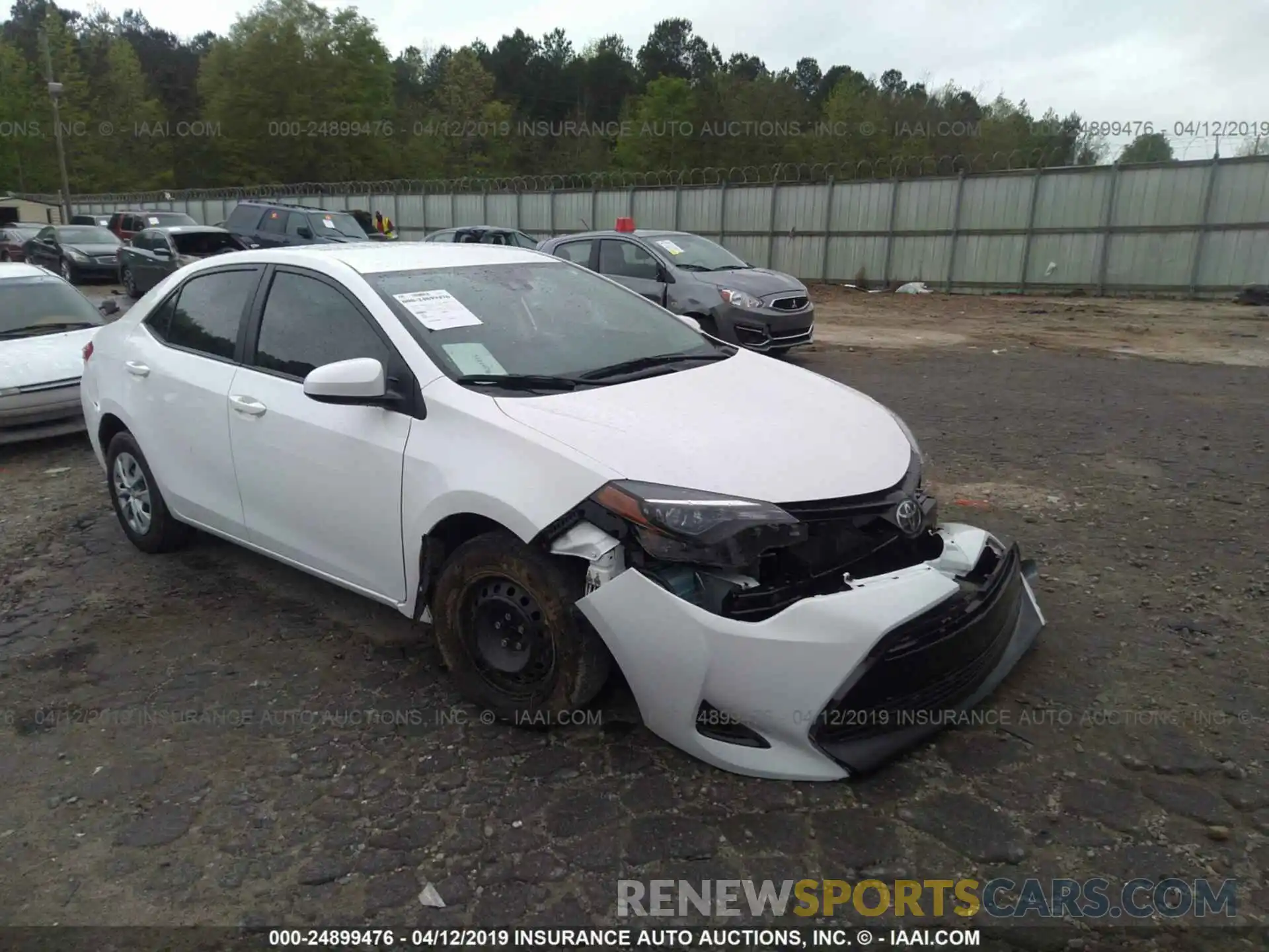 1 Photograph of a damaged car 5YFBURHE6KP925957 TOYOTA COROLLA 2019