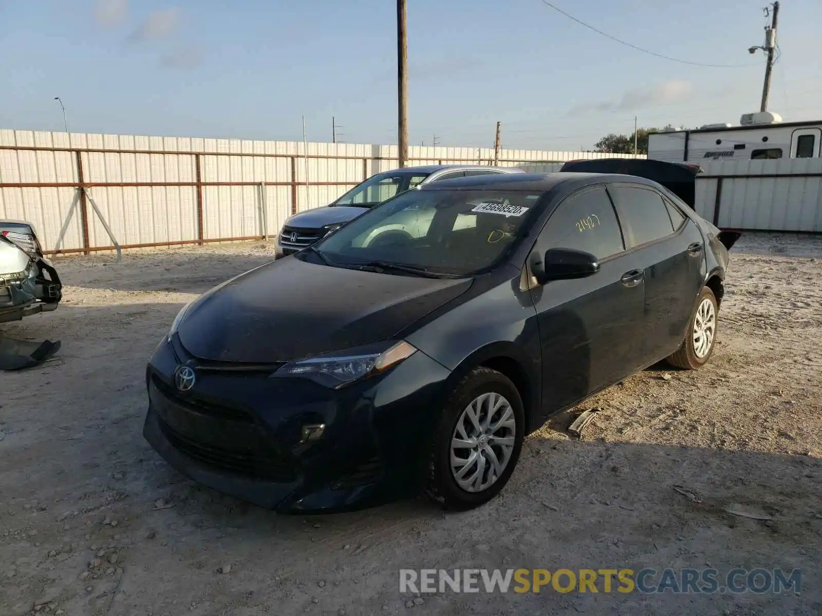 2 Photograph of a damaged car 5YFBURHE6KP926056 TOYOTA COROLLA 2019