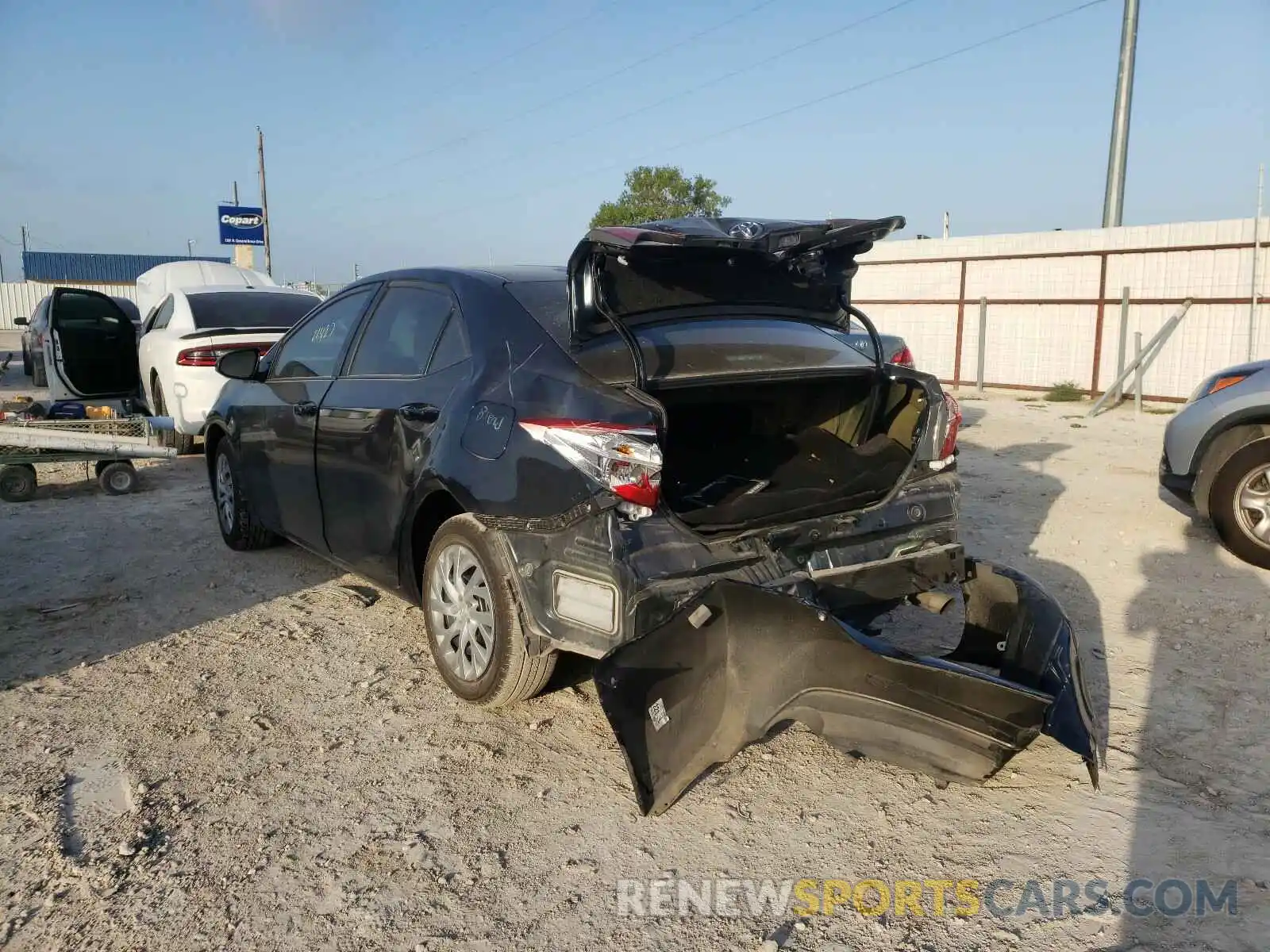 3 Photograph of a damaged car 5YFBURHE6KP926056 TOYOTA COROLLA 2019