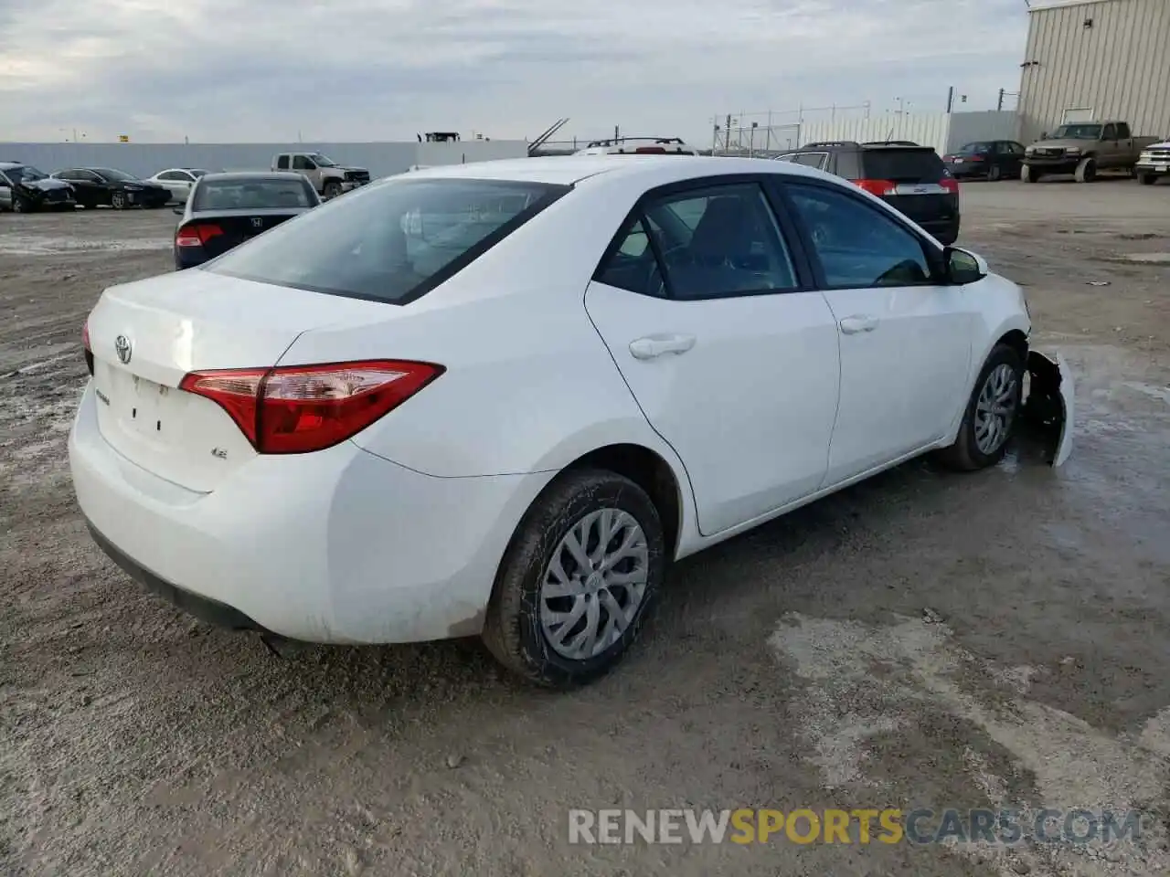 4 Photograph of a damaged car 5YFBURHE6KP926168 TOYOTA COROLLA 2019