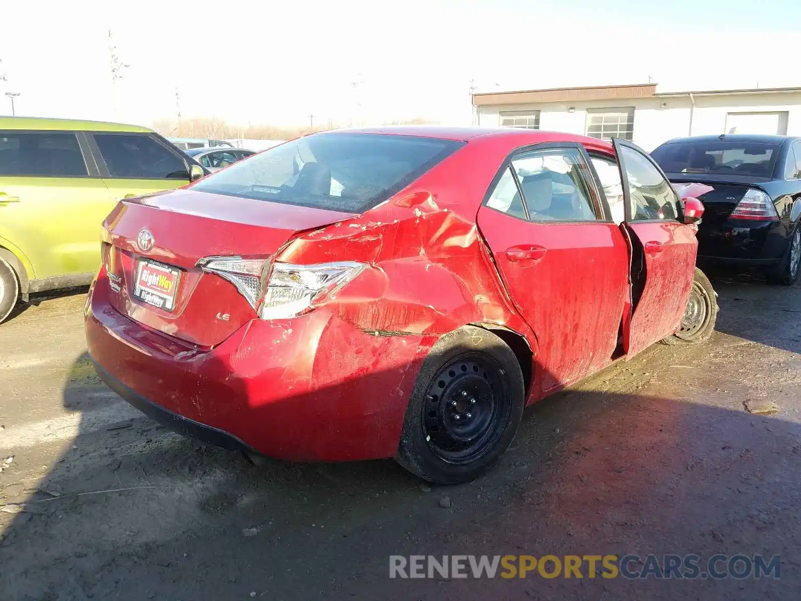 4 Photograph of a damaged car 5YFBURHE6KP926252 TOYOTA COROLLA 2019